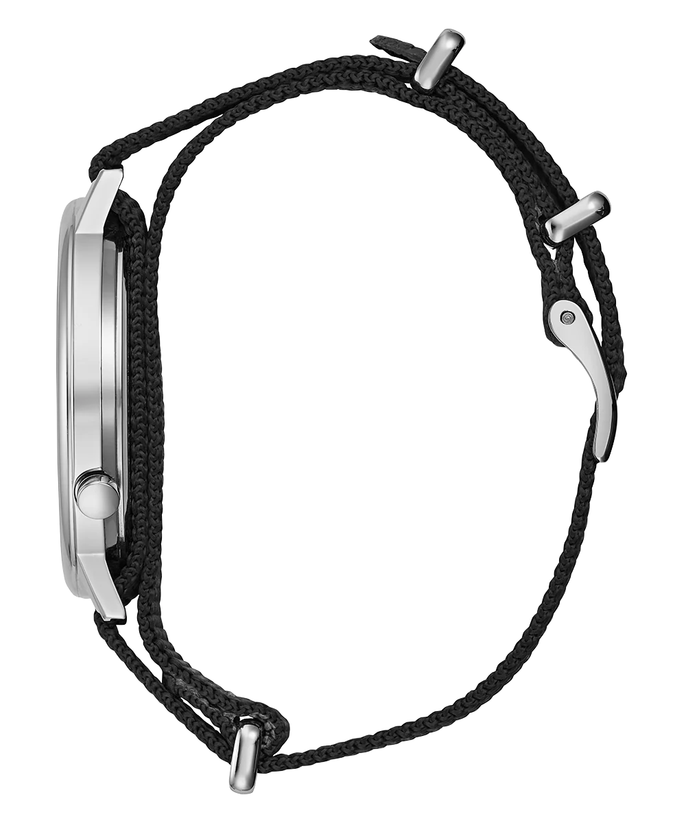 LIMITED EDITION J BALVIN X AMORE SILVER & NYLON STRAP WATCH