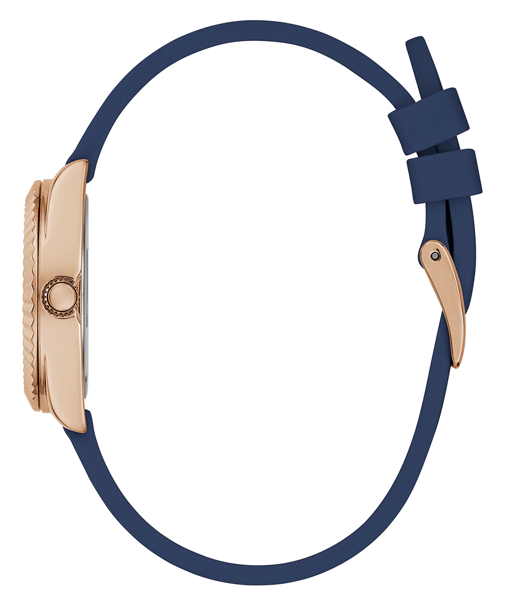 GUESS Ladies Rose Gold Tone Analog Watch Gift Set