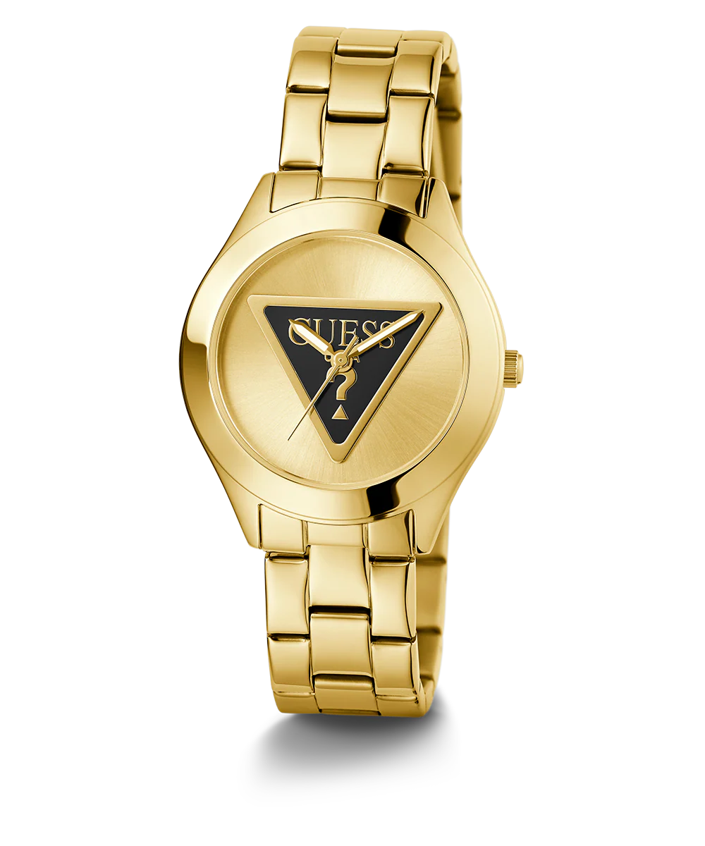 GUESS Ladies Gold Tone Analog Watch