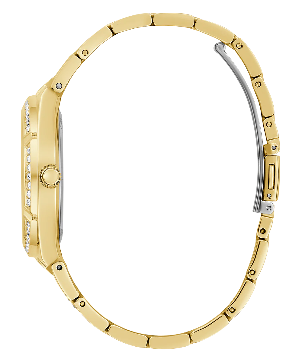 GUESS Ladies Gold Tone Multi-function Watch