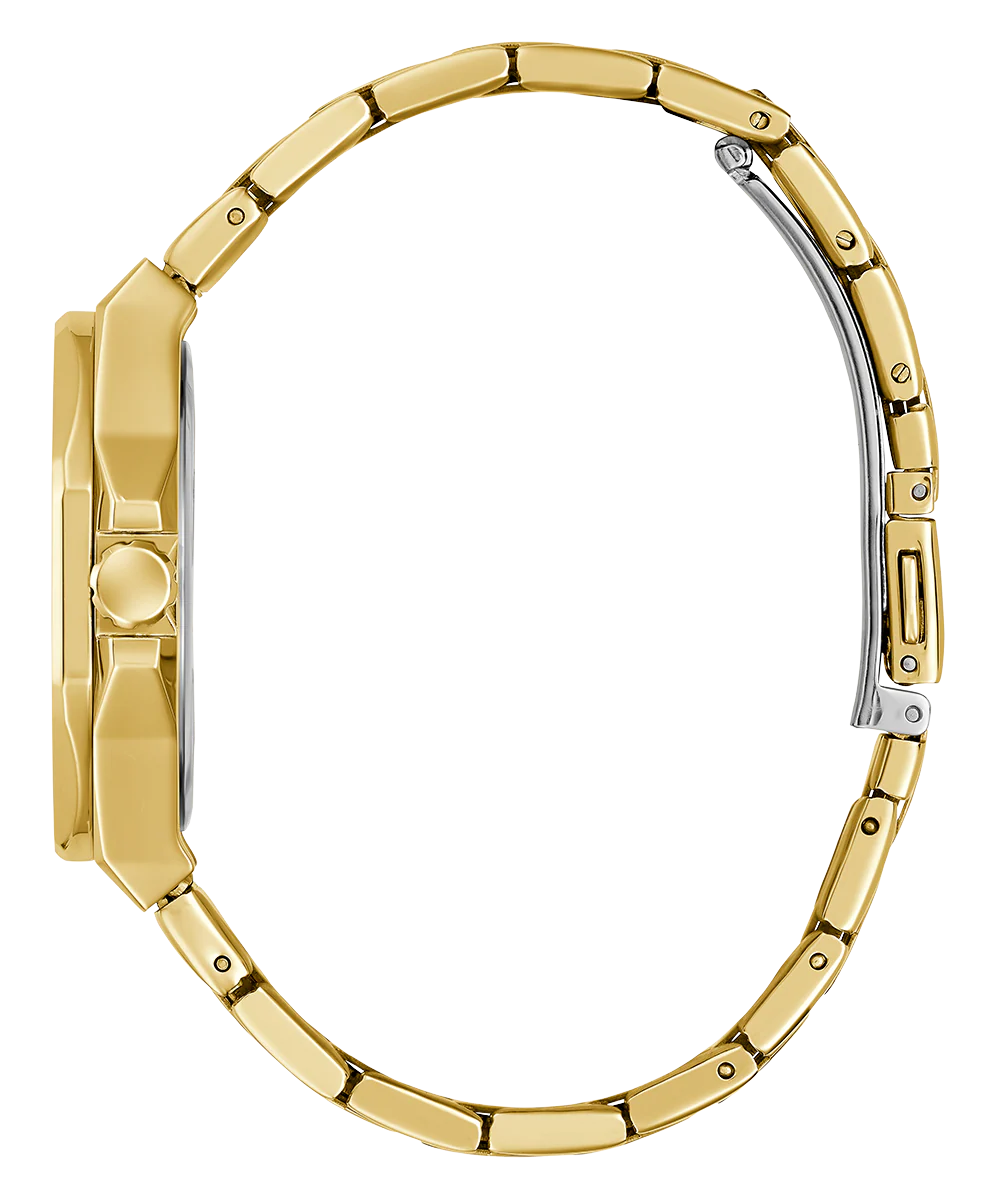 GUESS Ladies Gold Tone Date Watch