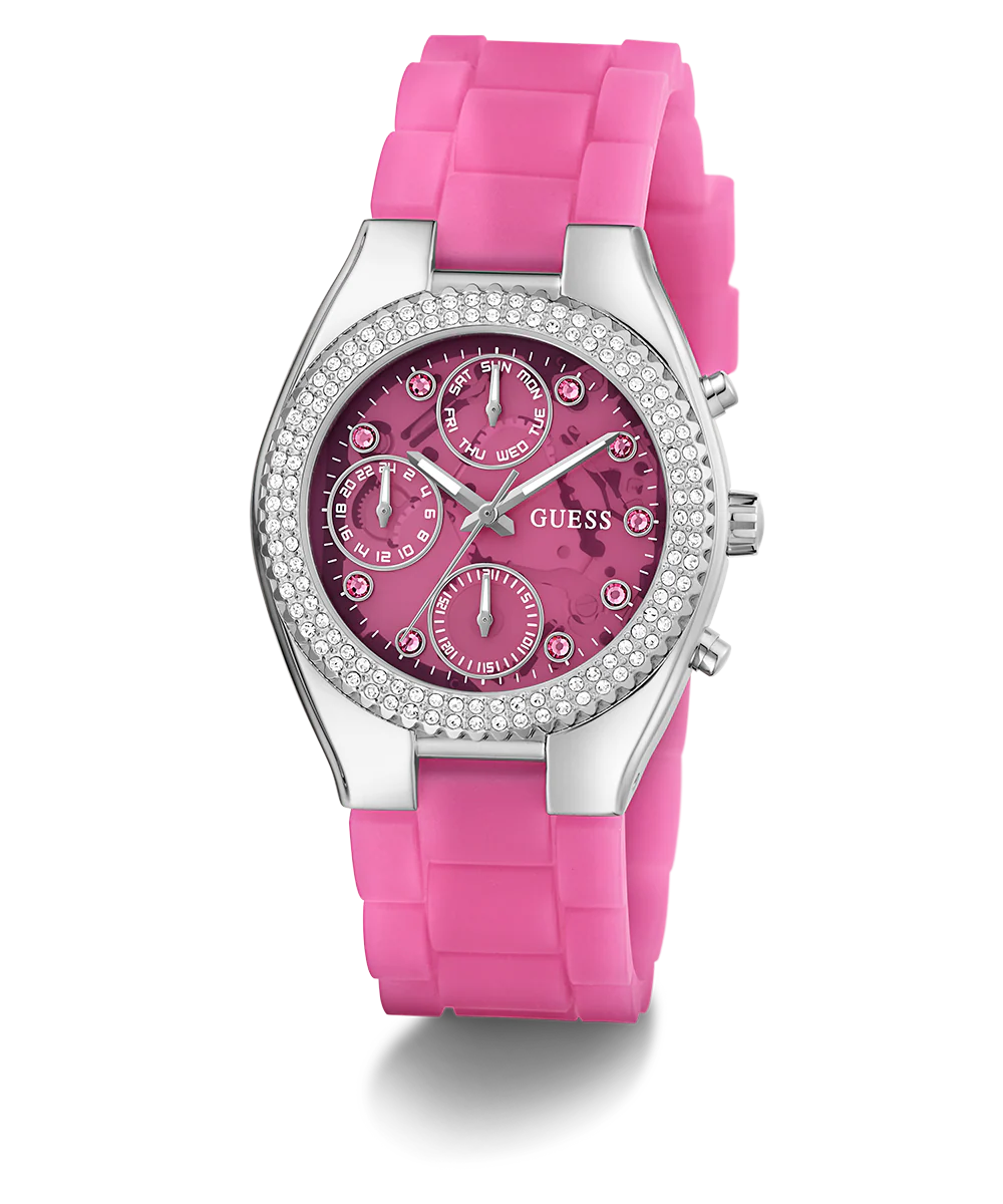 GUESS Ladies Sparkling Pink Limited Edition Watch