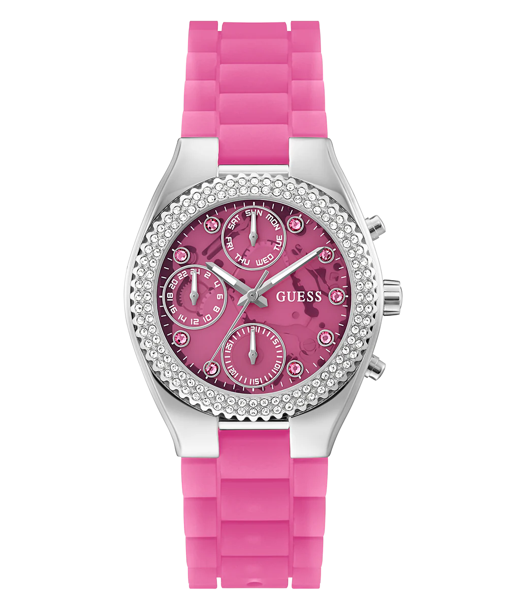 GUESS Ladies Sparkling Pink Limited Edition Watch