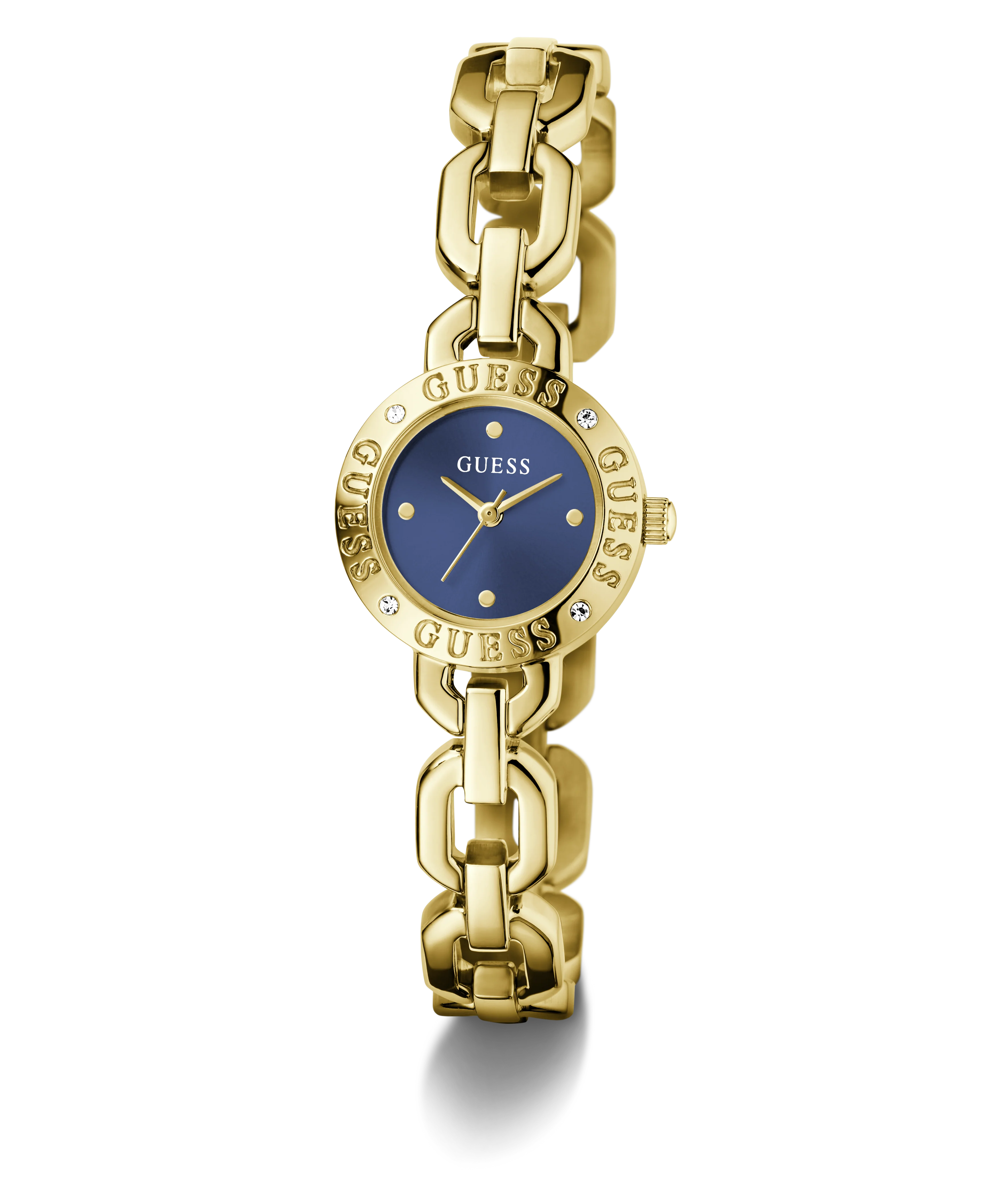 GUESS Ladies Siren Gold Tone Analog Watch
