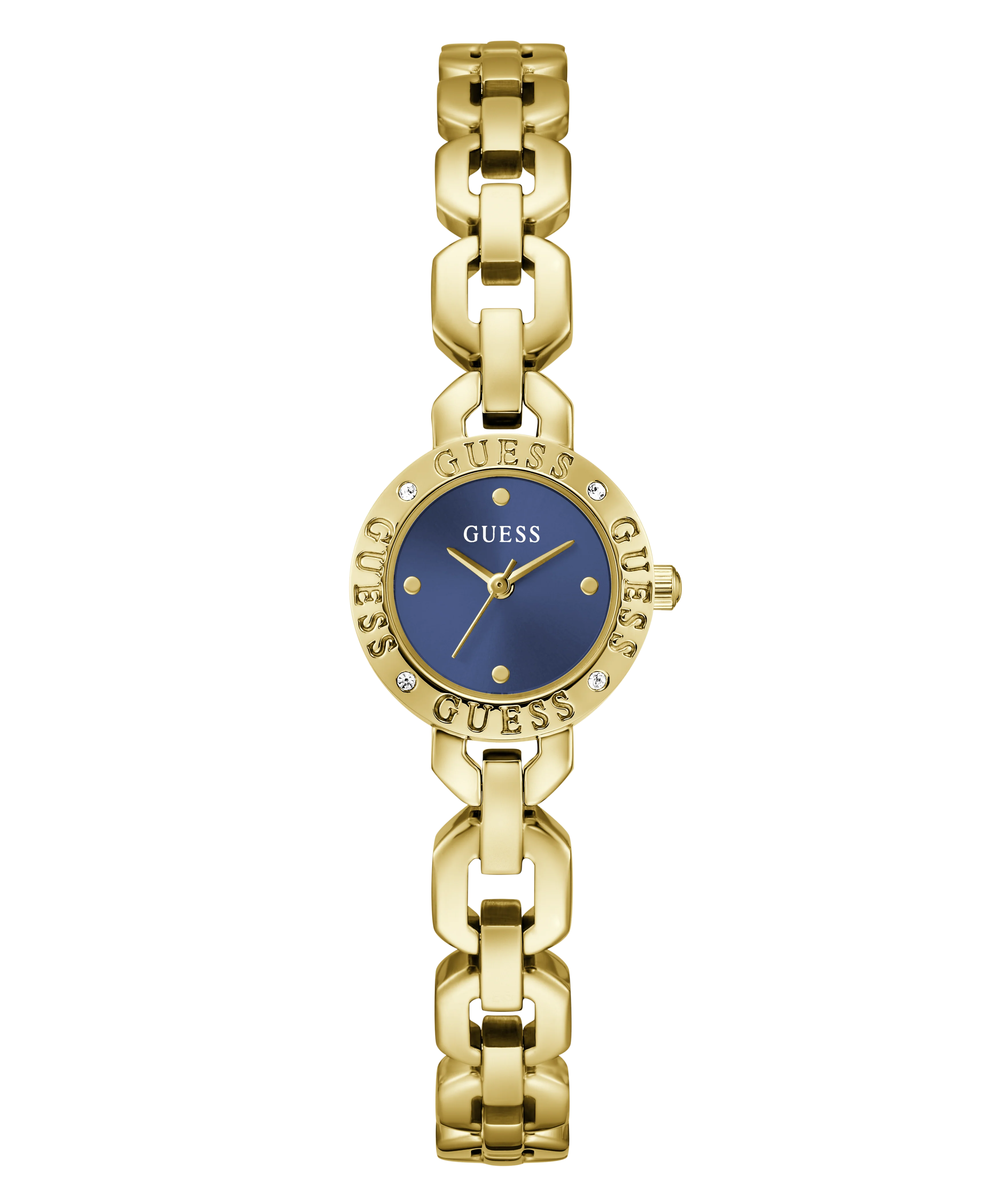 GUESS Ladies Siren Gold Tone Analog Watch