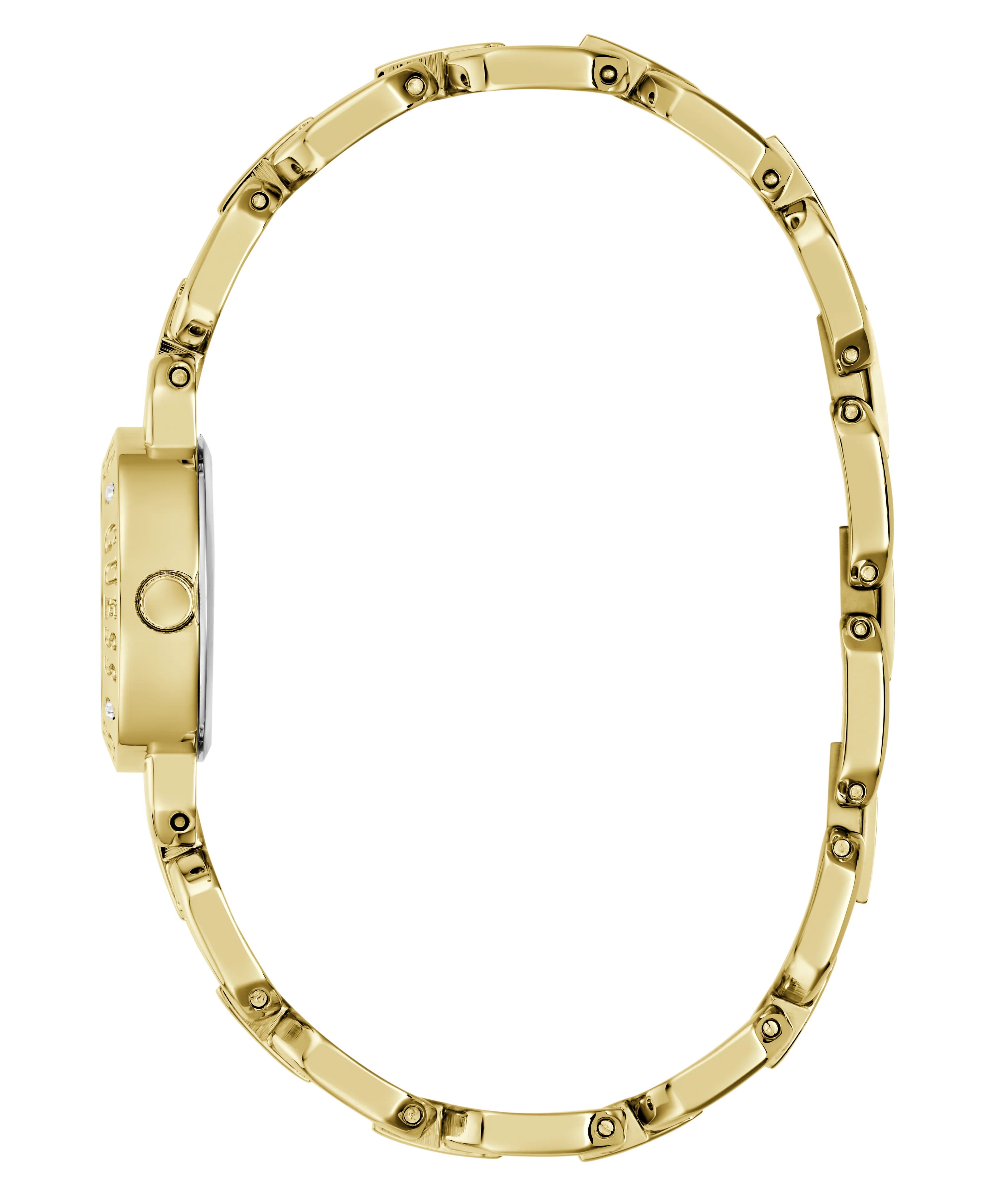 GUESS Ladies Siren Gold Tone Analog Watch