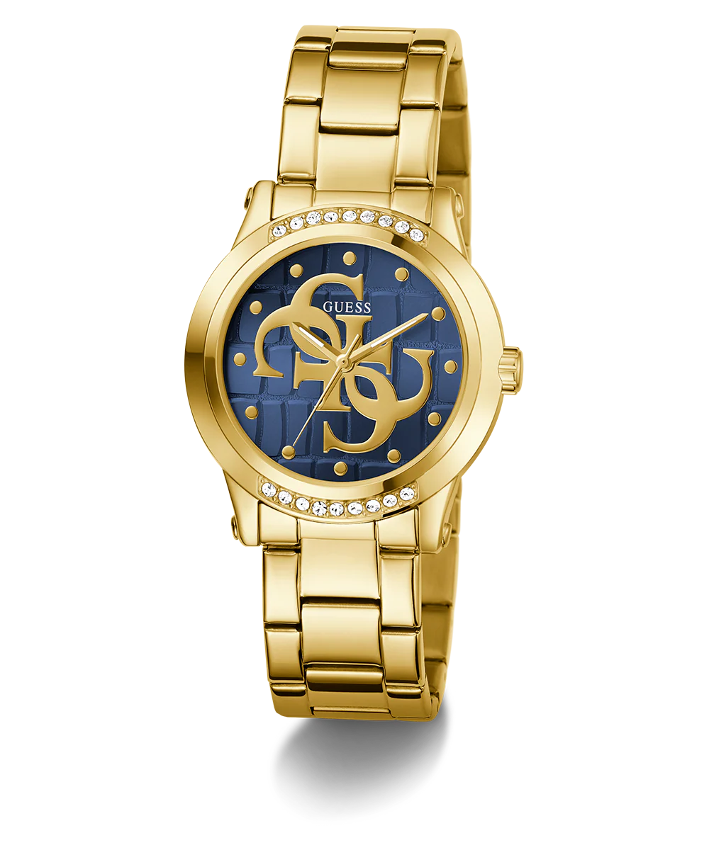 GUESS Ladies Gold Tone Analog Watch