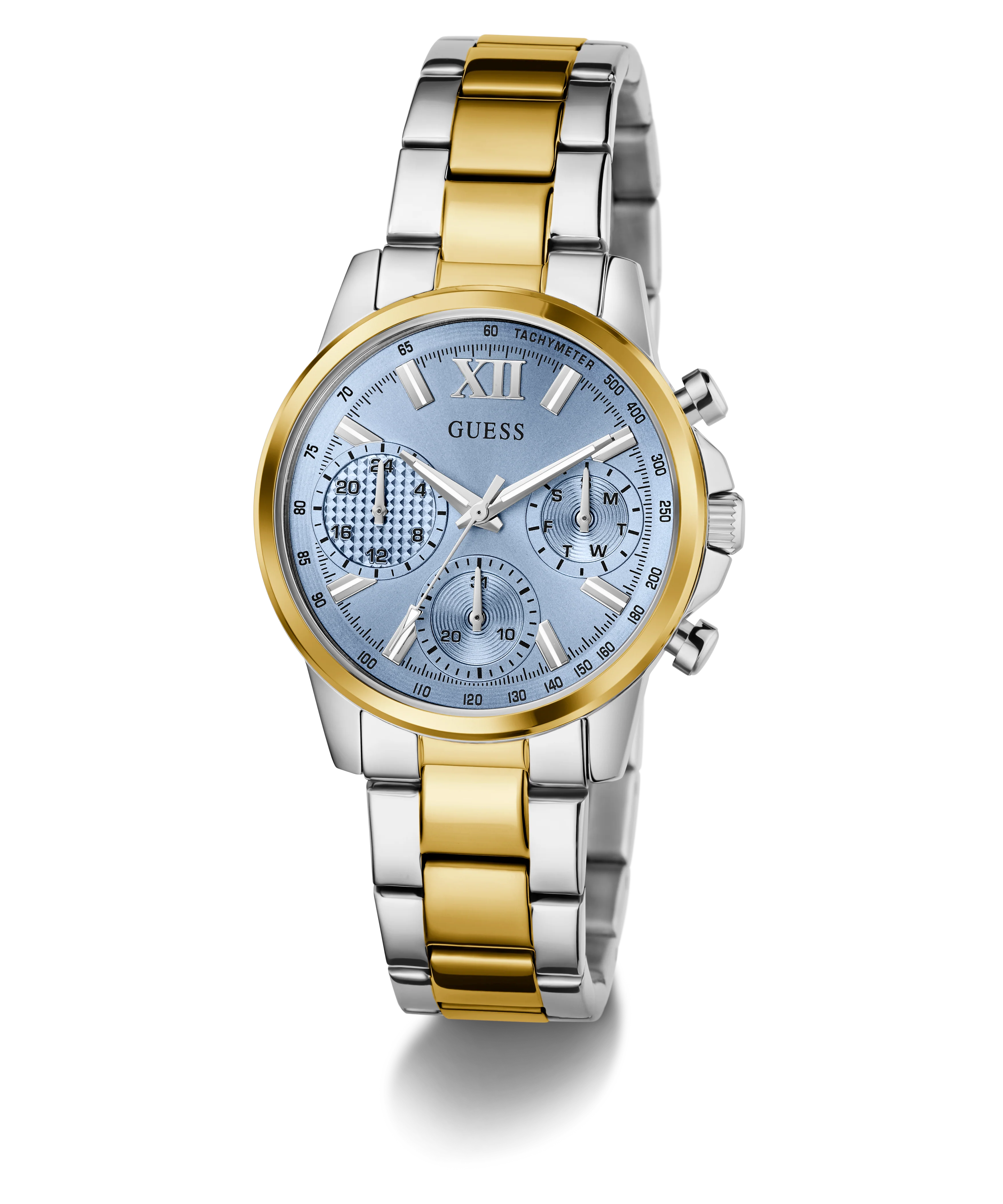 GUESS Ladies 2-Tone Multi-function Watch