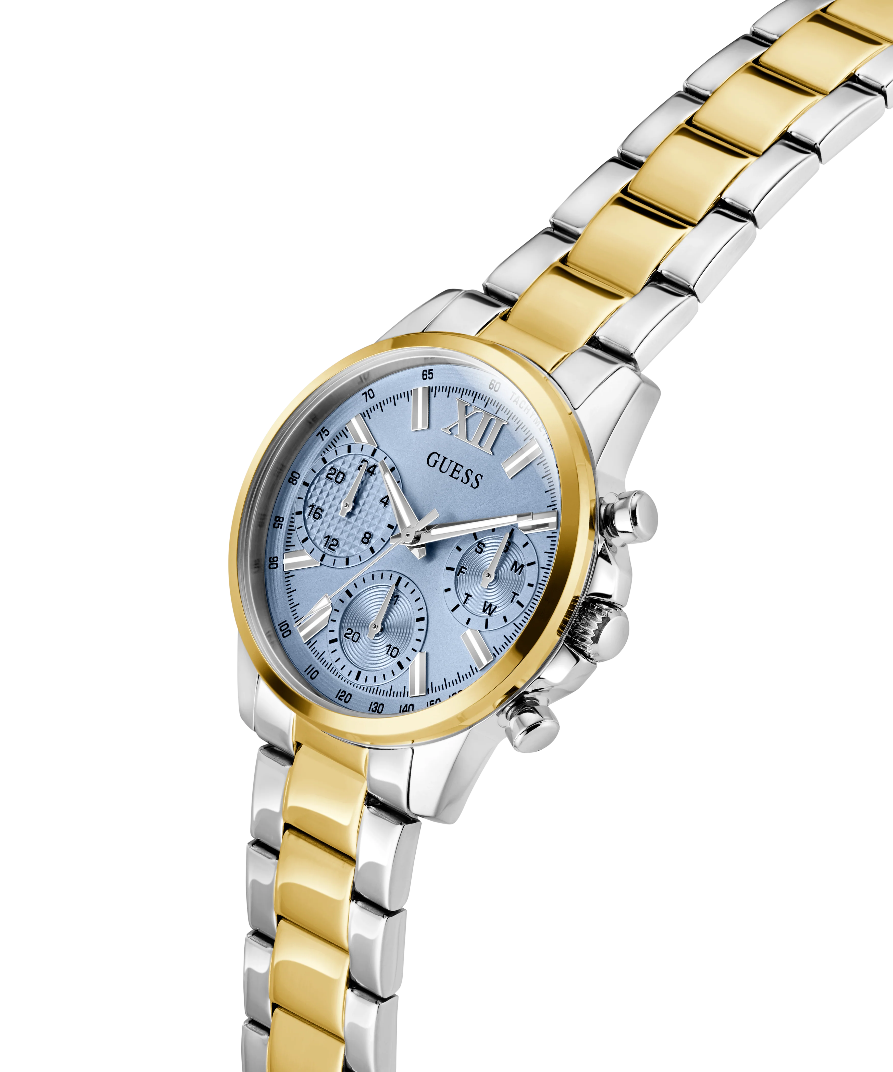 GUESS Ladies 2-Tone Multi-function Watch