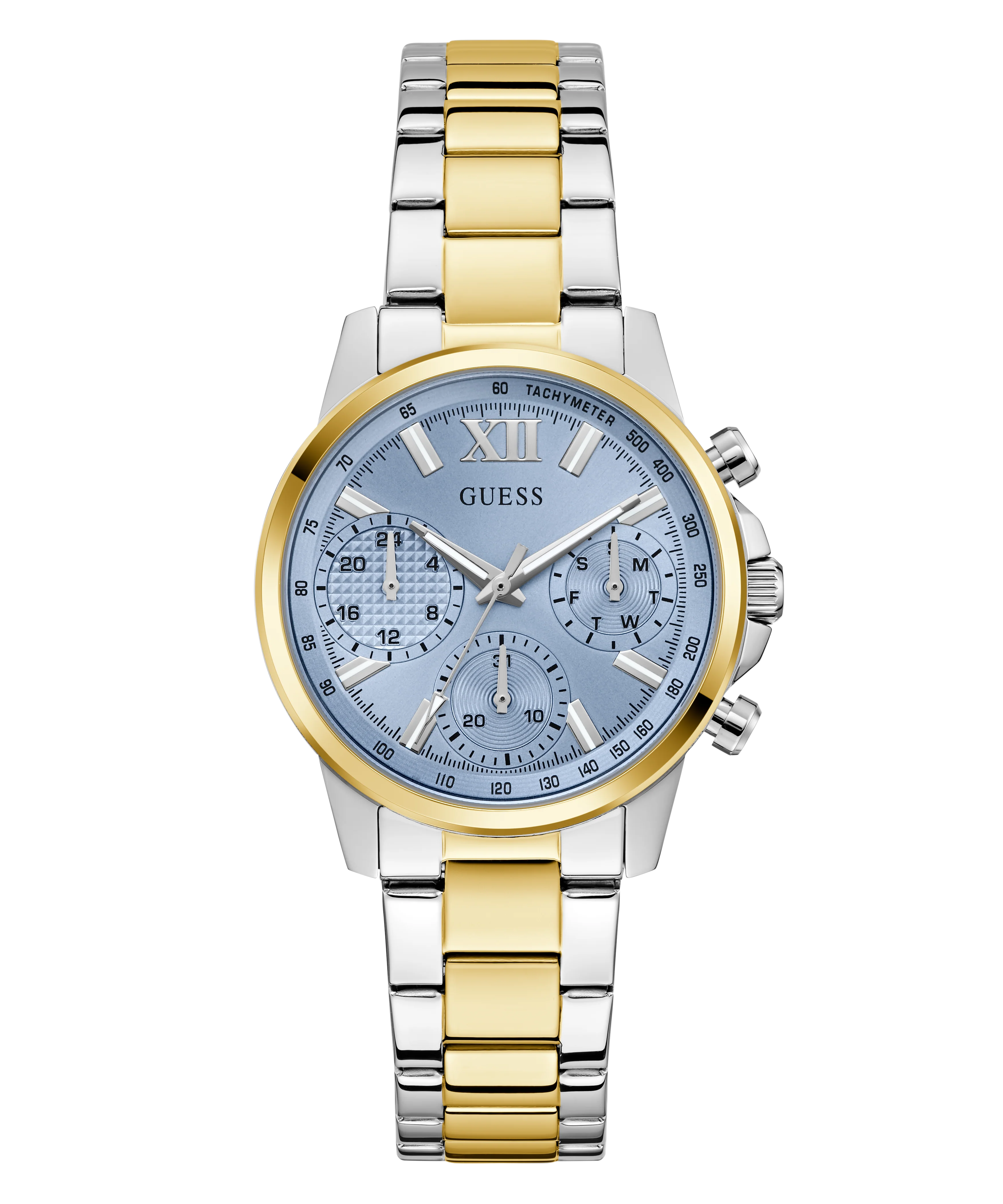 GUESS Ladies 2-Tone Multi-function Watch