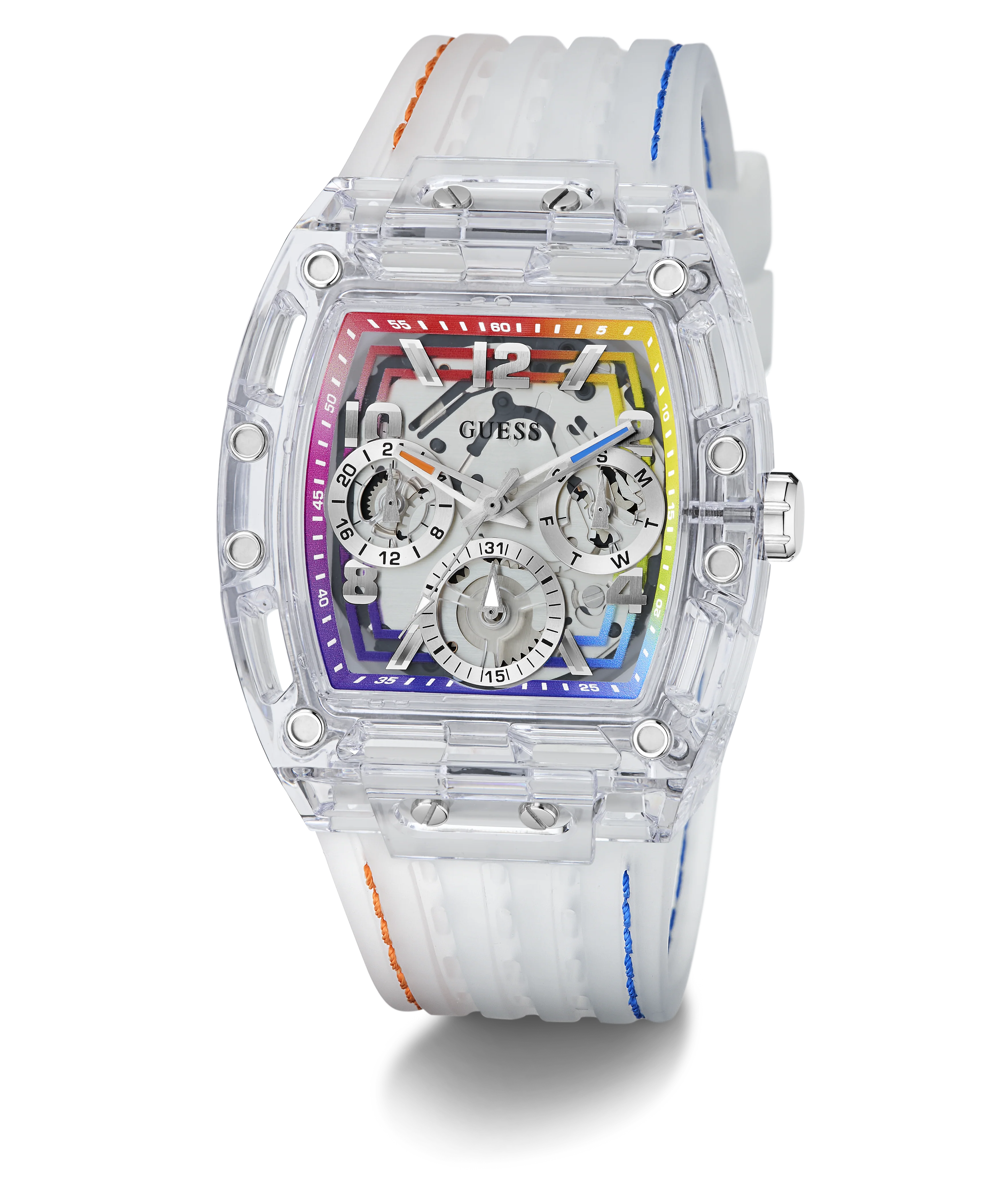 GUESS Pride Limited Edition Clear Analog Watch