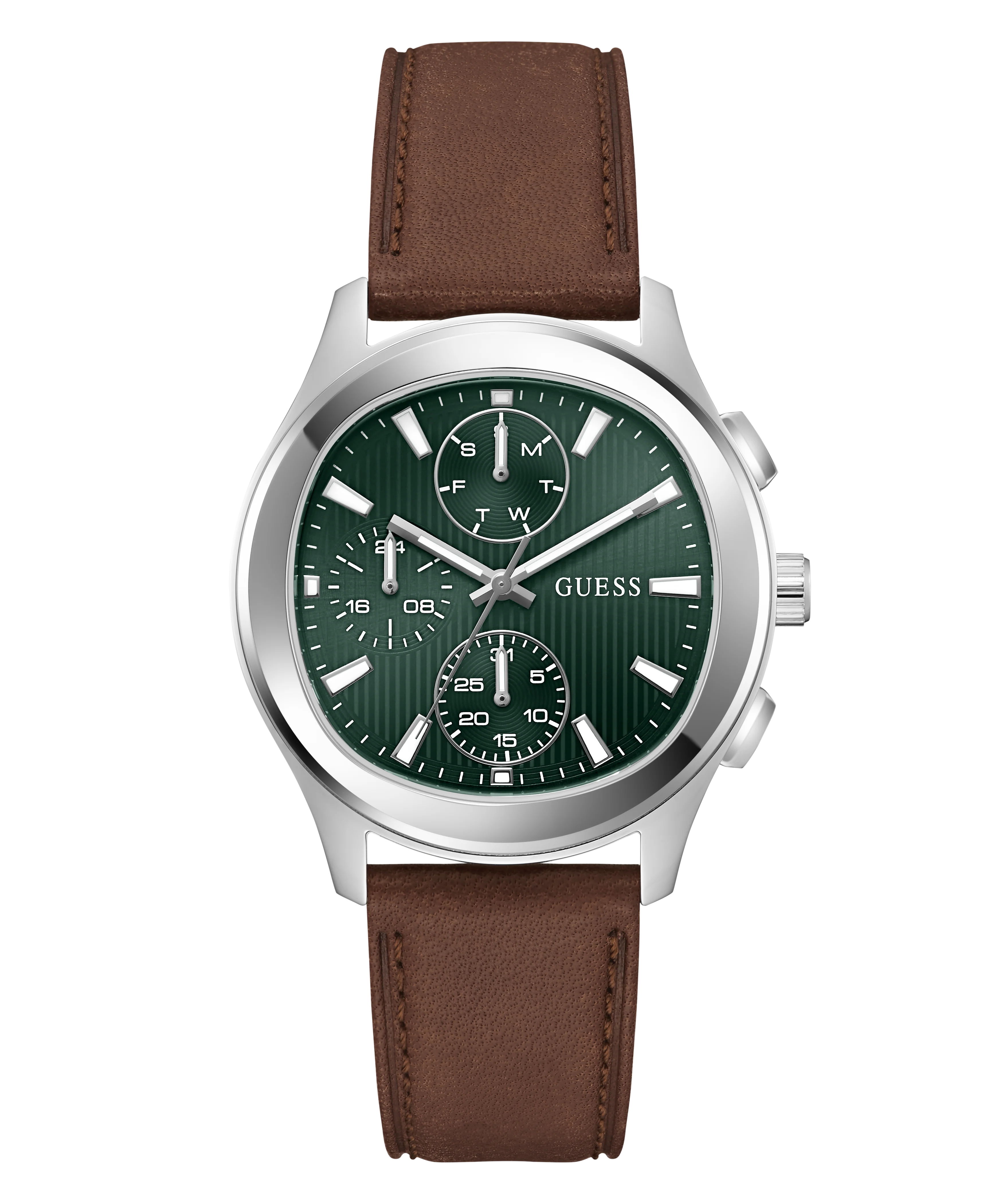 176-guess-mens-palmer-light-brown-silver-tone-analog-watch-4.webp GUESS Mens Palmer Light Brown Silver Tone Analog Watch