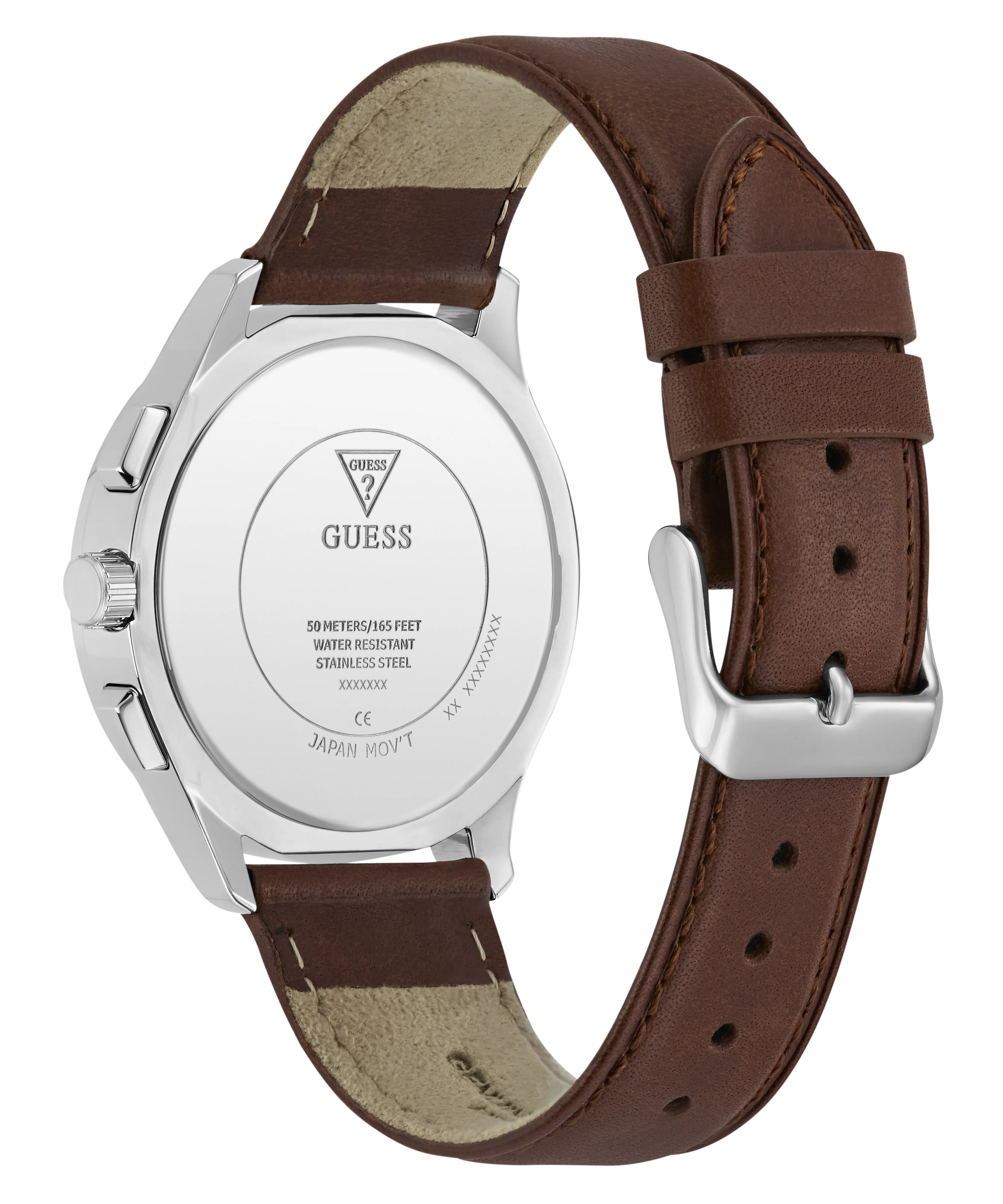 176-guess-mens-palmer-light-brown-silver-tone-analog-watch-7.webp GUESS Mens Palmer Light Brown Silver Tone Analog Watch