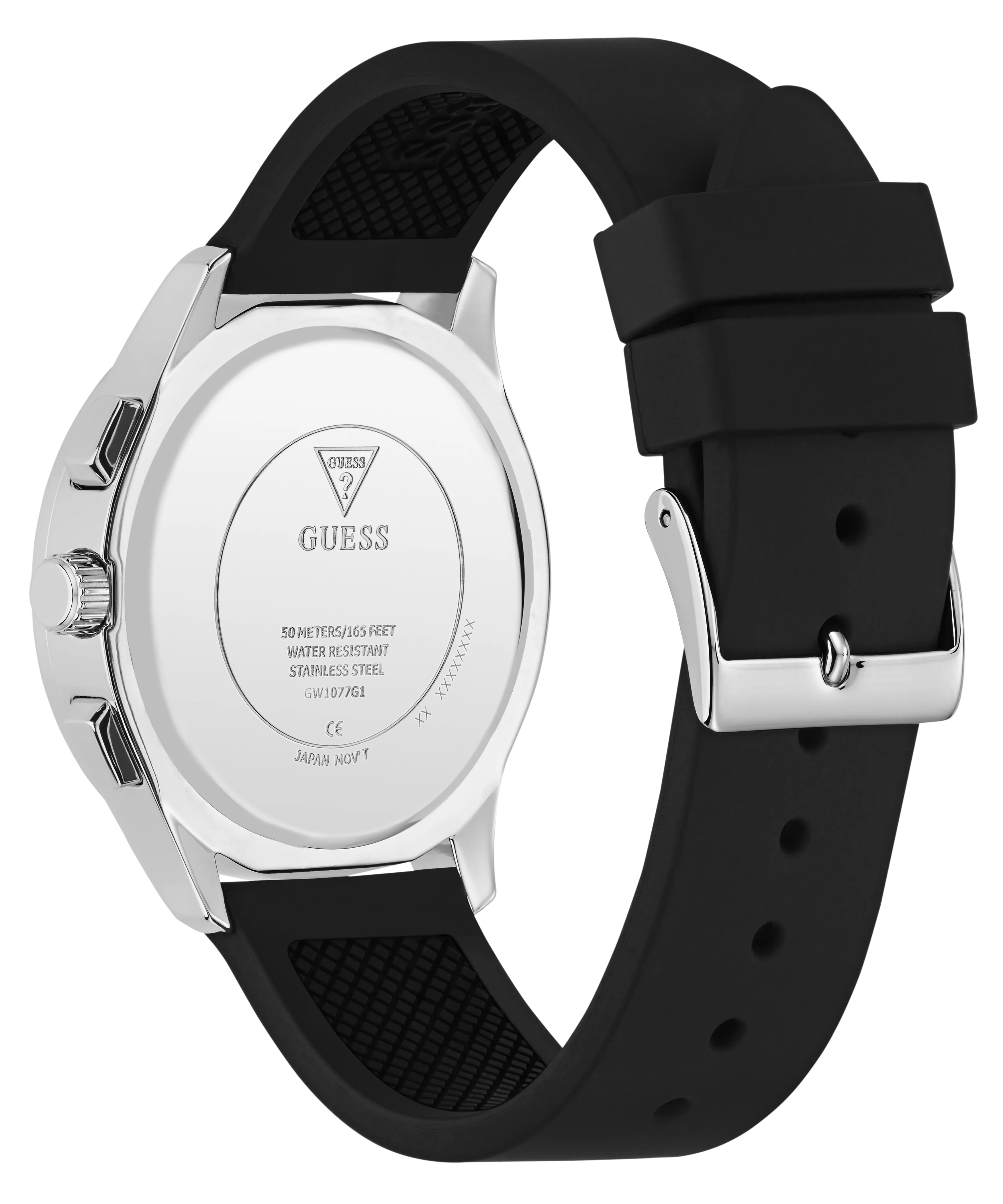 179-guess-mens-palmer-black-silver-tone-analog-watch-7.webp GUESS Mens Palmer Black Silver Tone Analog Watch