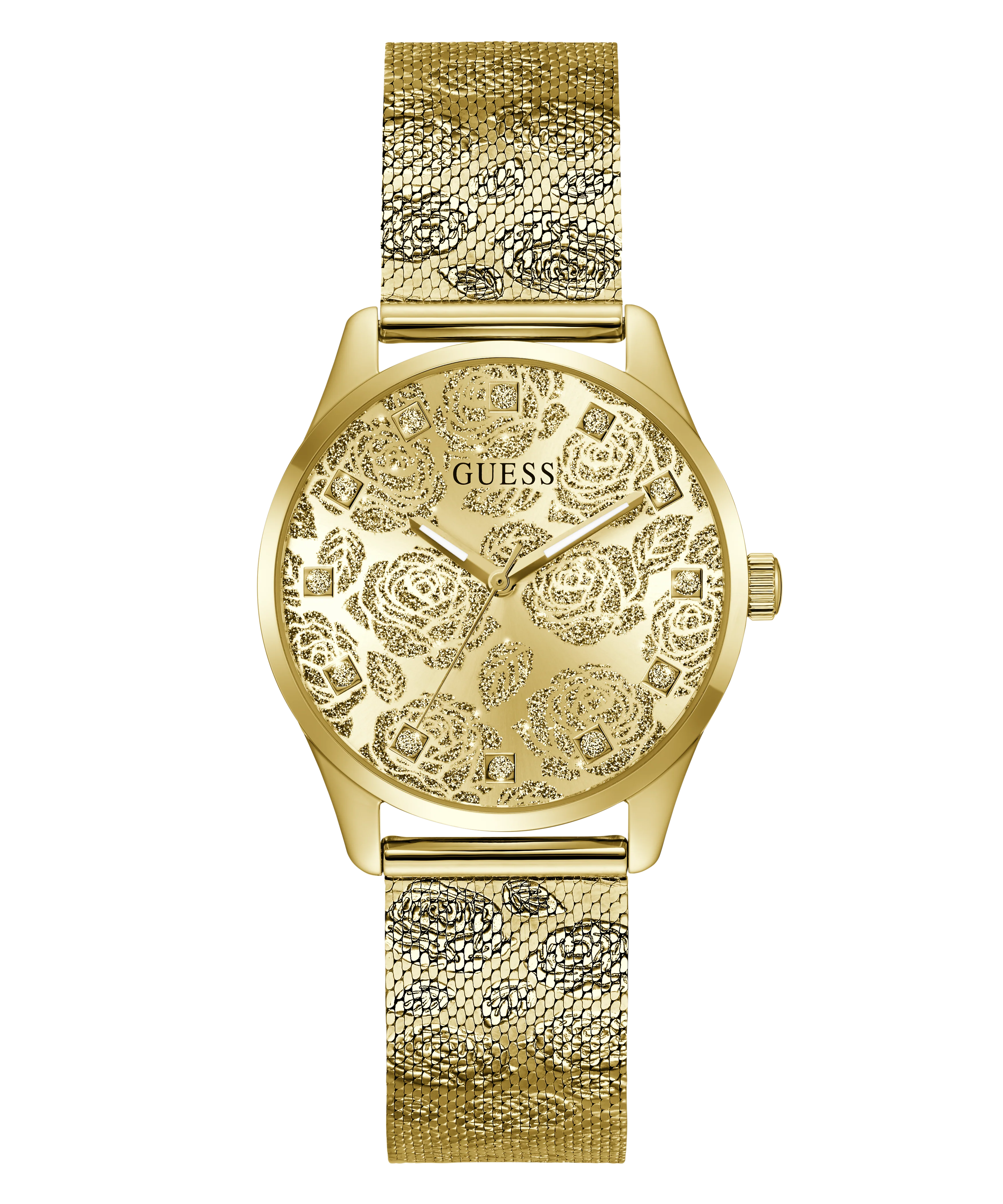 GUESS Ladies Gold Tone Analog Watch