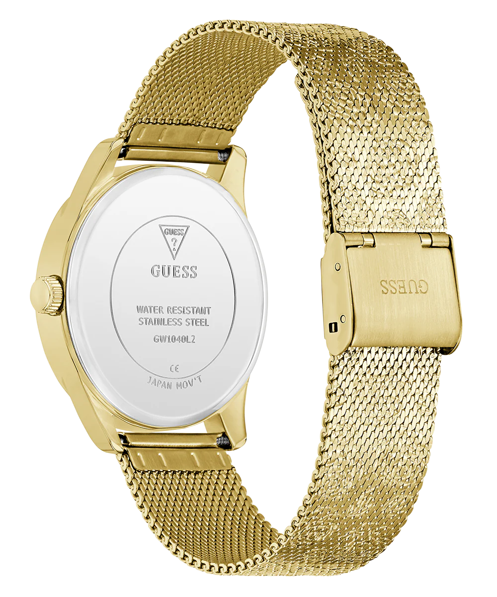 GUESS Ladies Gold Tone Analog Watch
