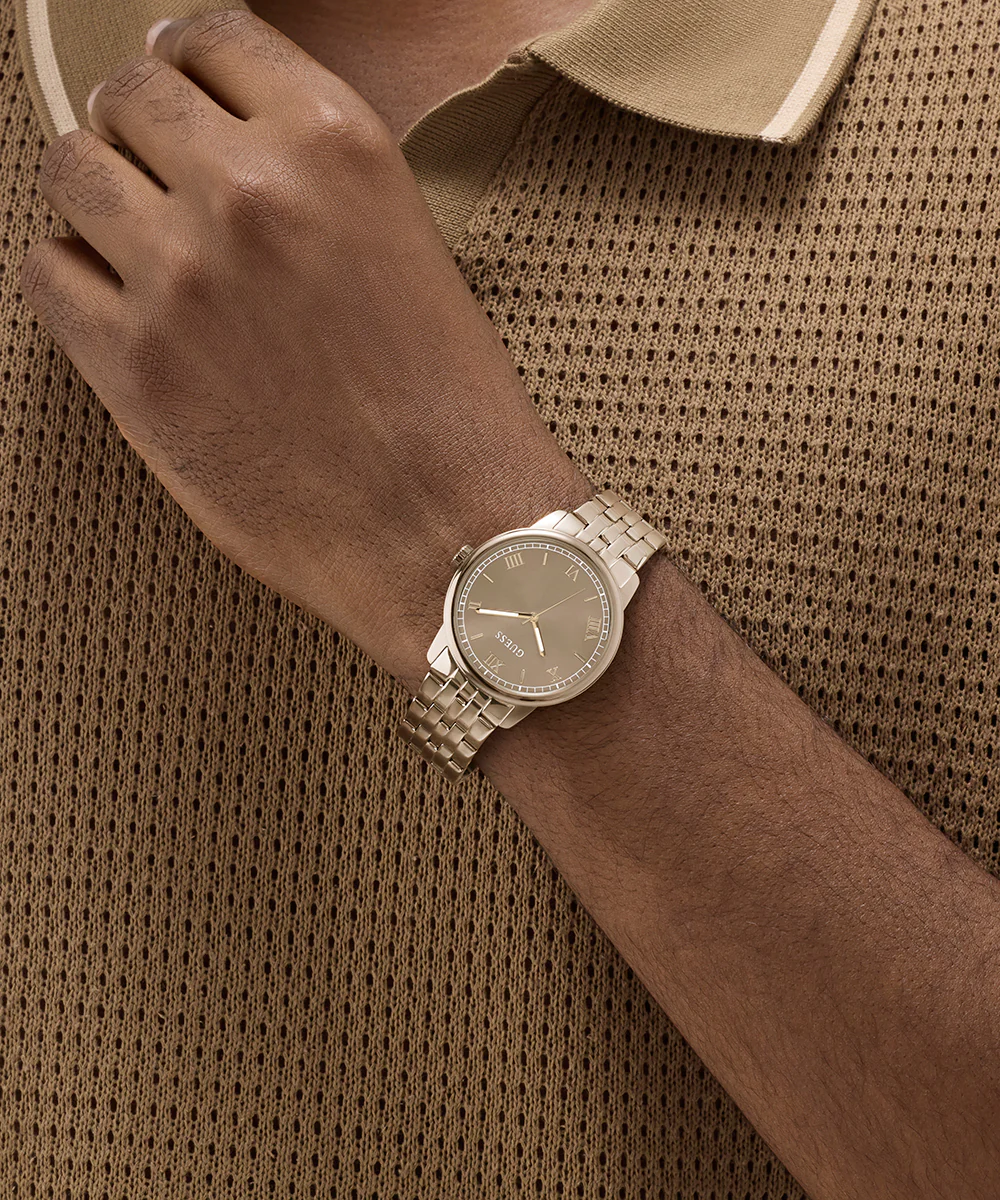 GUESS Mens Coffee Analog Watch