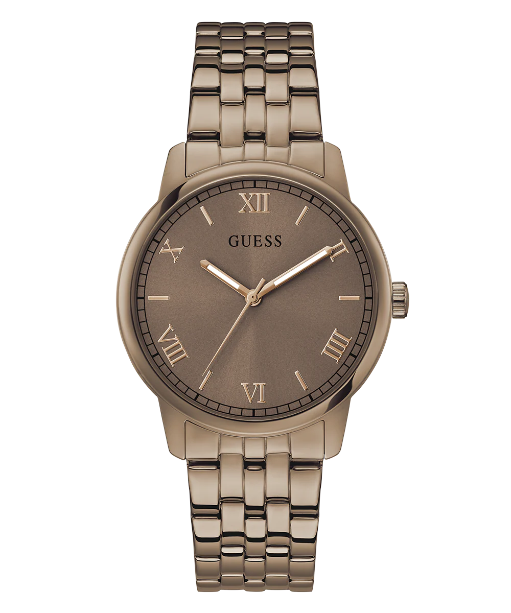 GUESS Mens Coffee Analog Watch