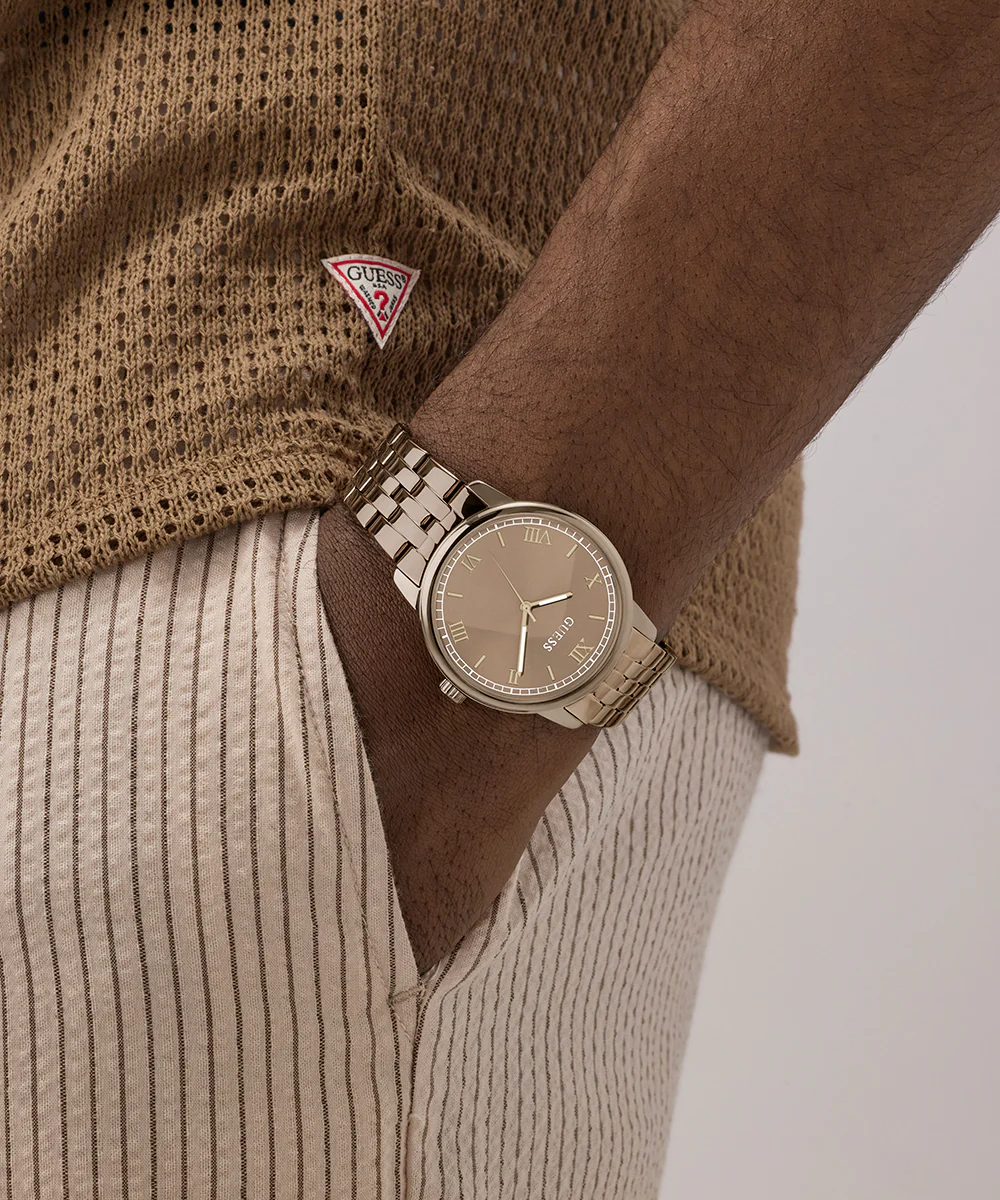 GUESS Mens Coffee Analog Watch