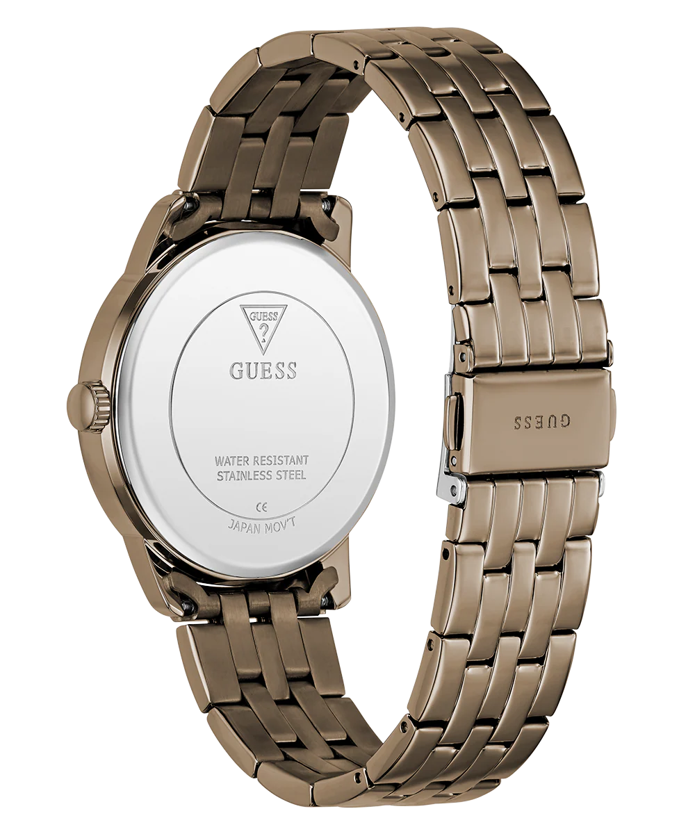 GUESS Mens Coffee Analog Watch