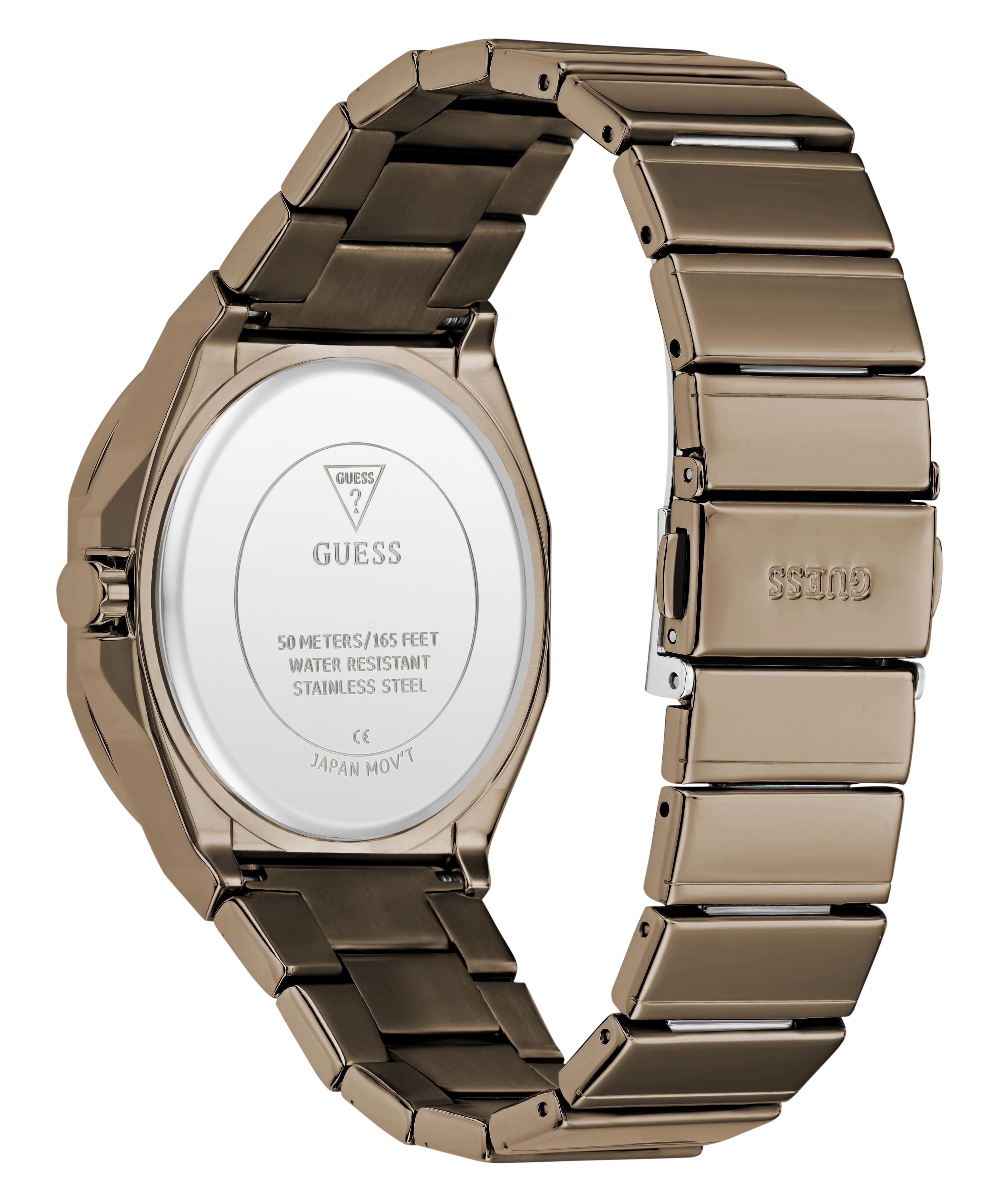 GUESS Mens Jaq Coffee Analog Watch