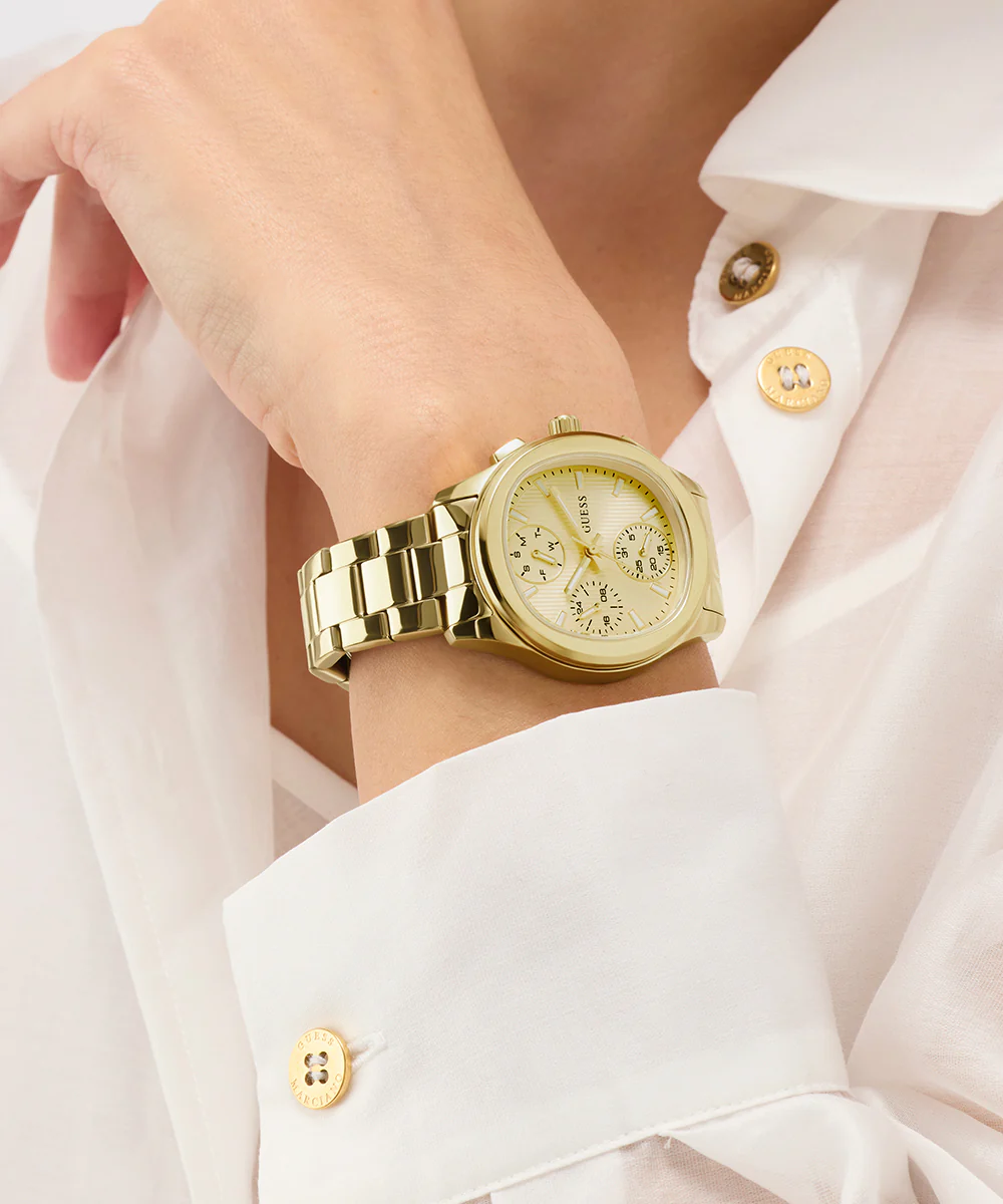 GUESS Ladies Birdie Gold Tone Analog Watch