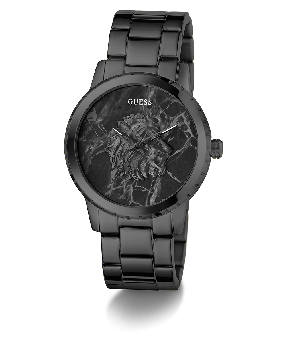 GUESS Mens Black Analog Watch