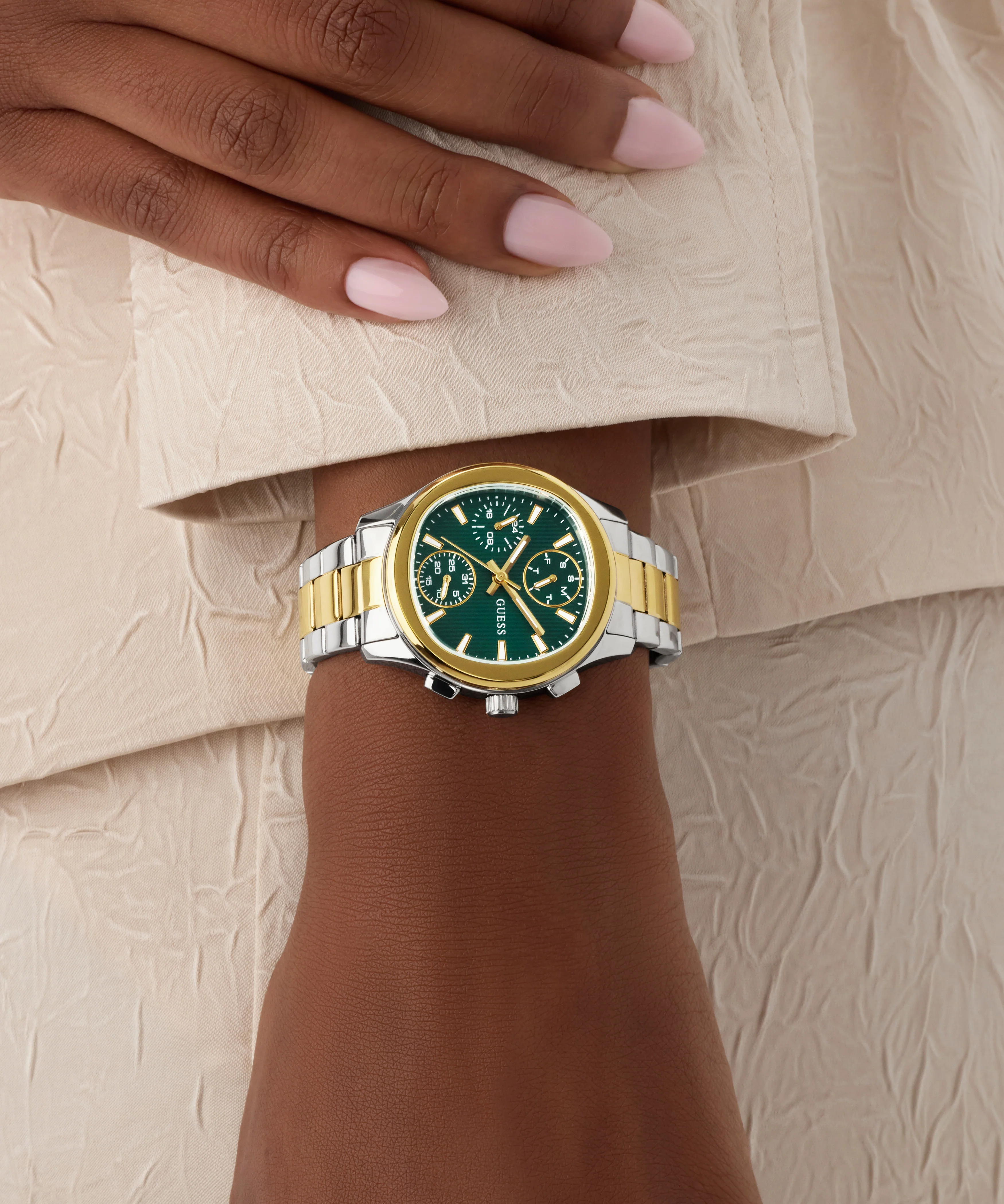 GUESS Ladies Birdie 2-Tone Analog Watch