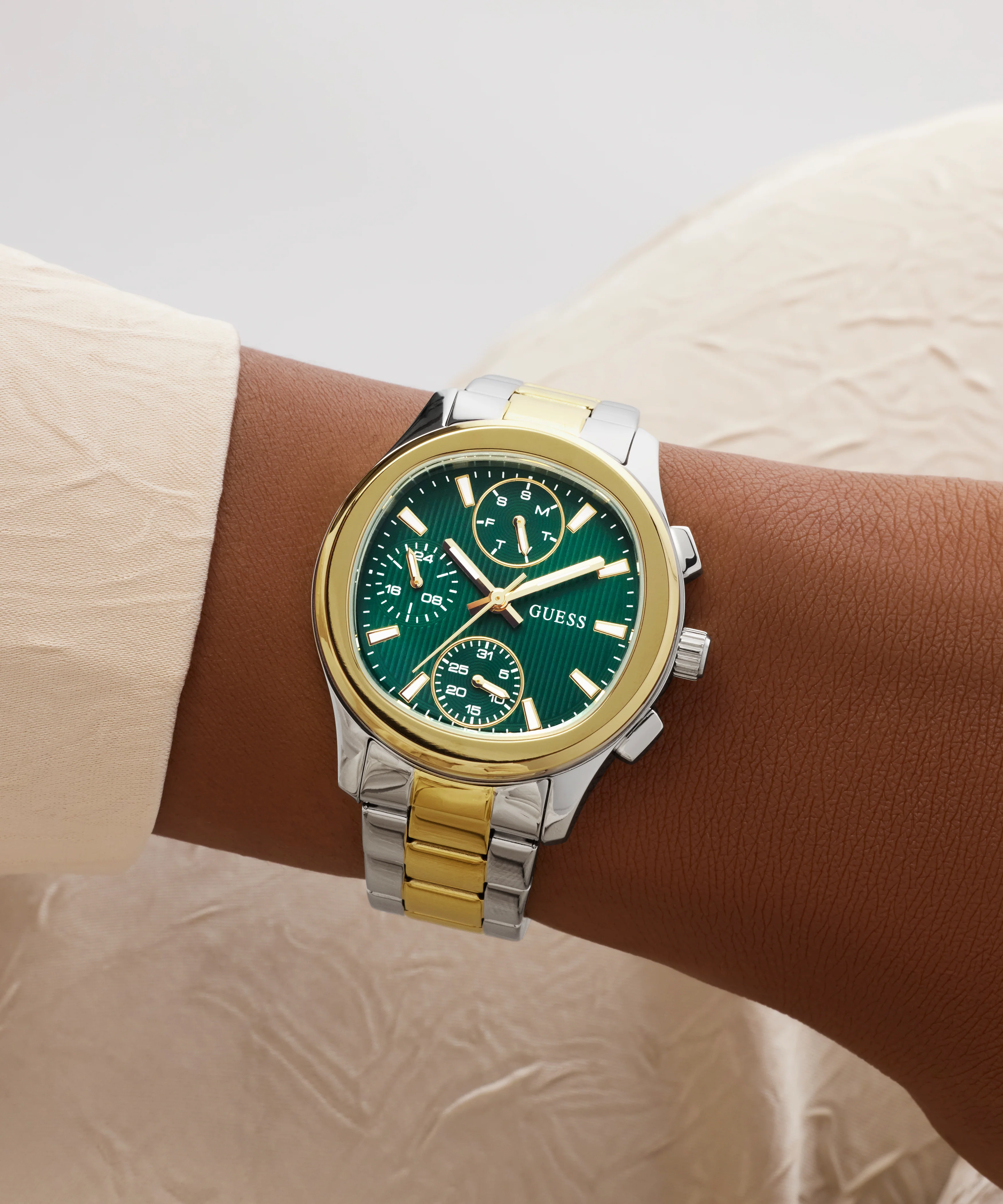 GUESS Ladies Birdie 2-Tone Analog Watch