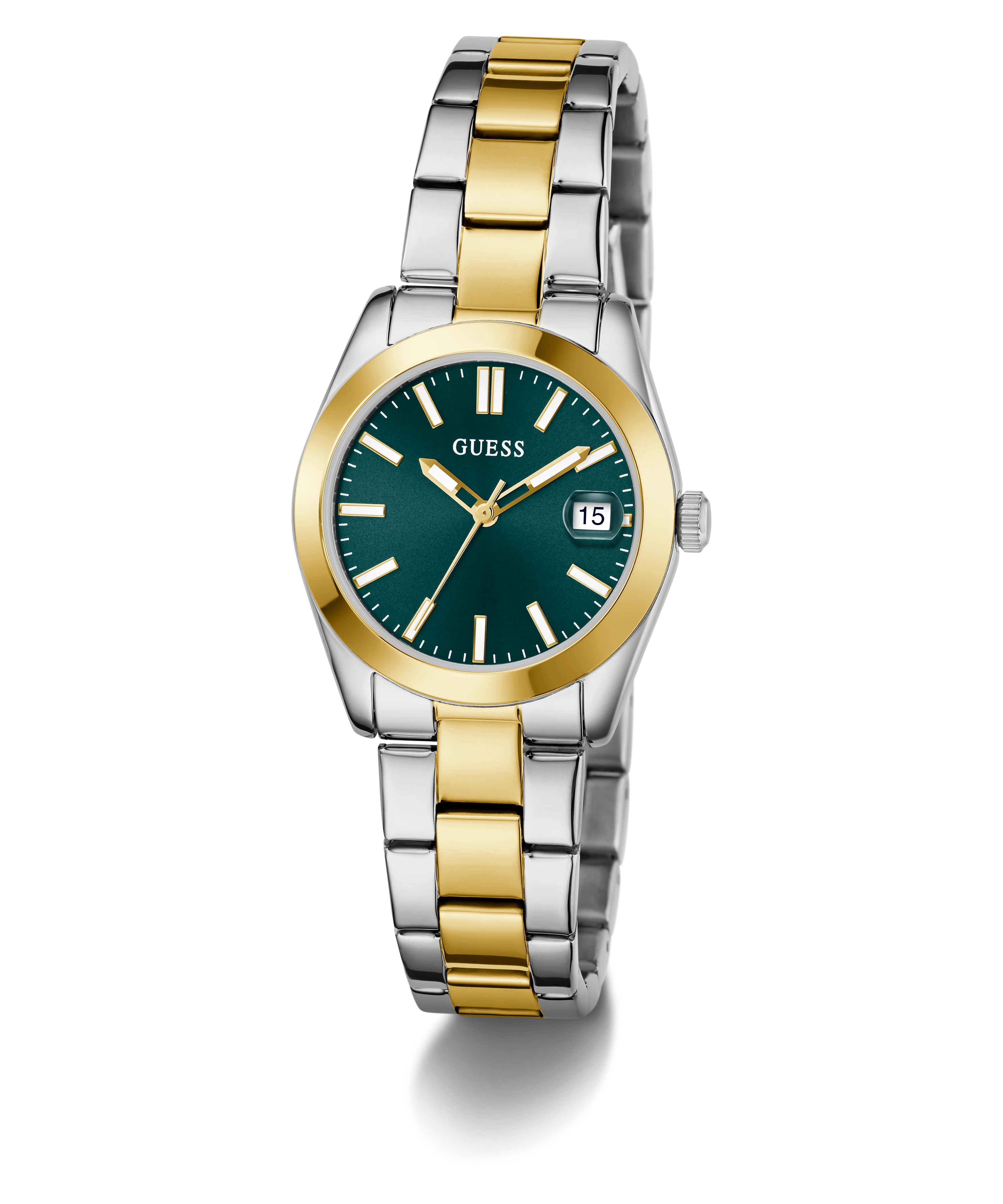 GUESS Ladies 2-Tone Date Watch