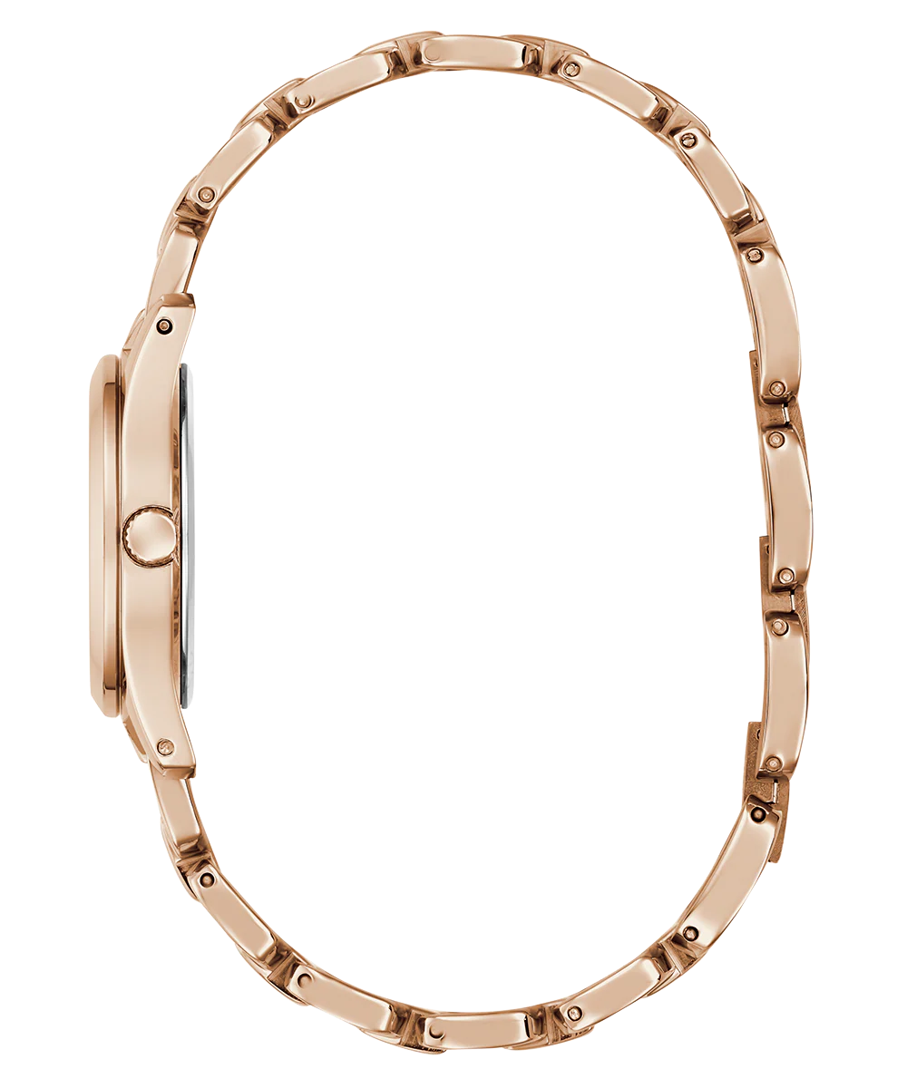GUESS Ladies Rose Gold Tone Analog Watch