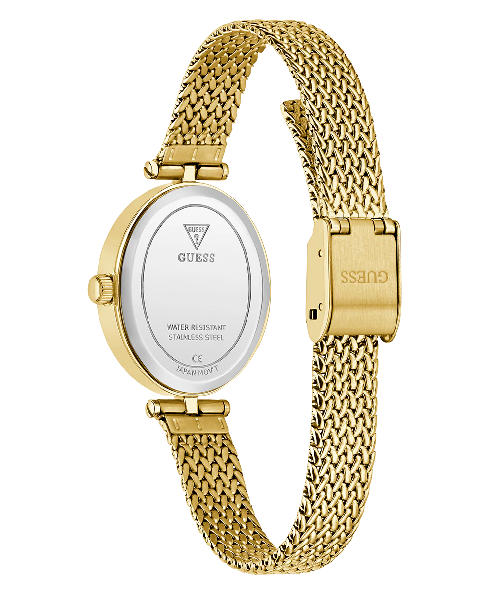 GUESS Ladies Ruby Gold Tone Analog Watch
