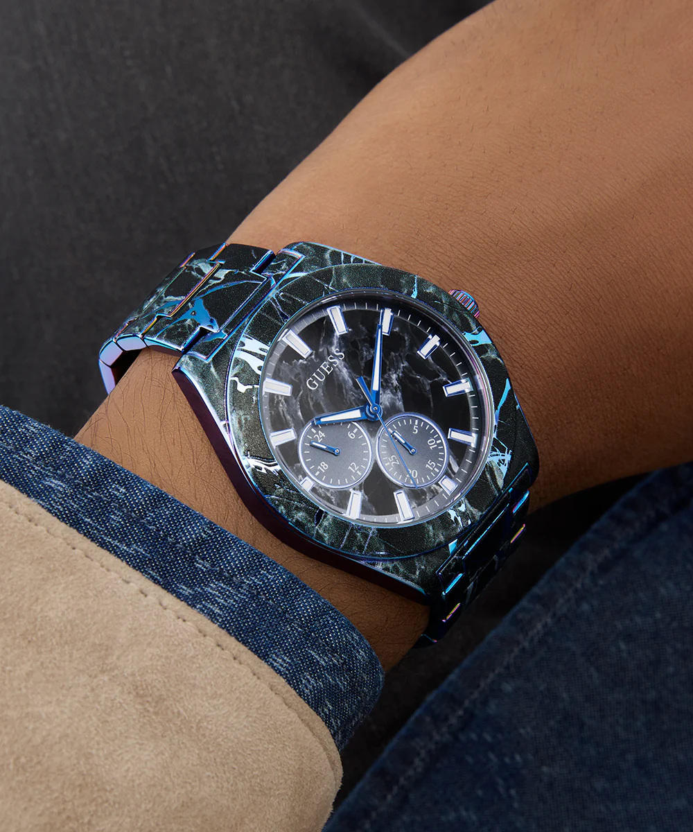 GUESS Mens Black Multi-function Watch
