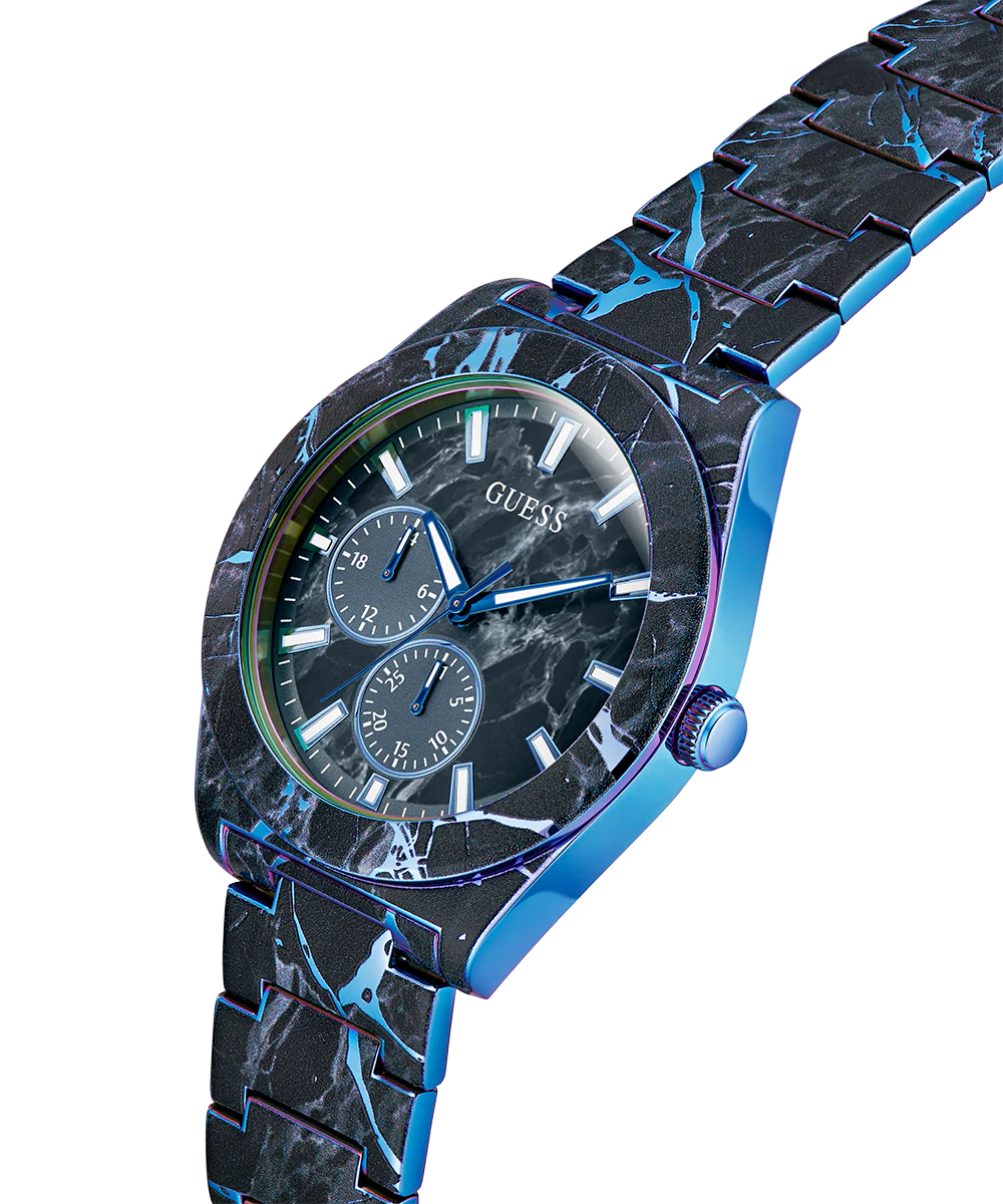 GUESS Mens Black Multi-function Watch