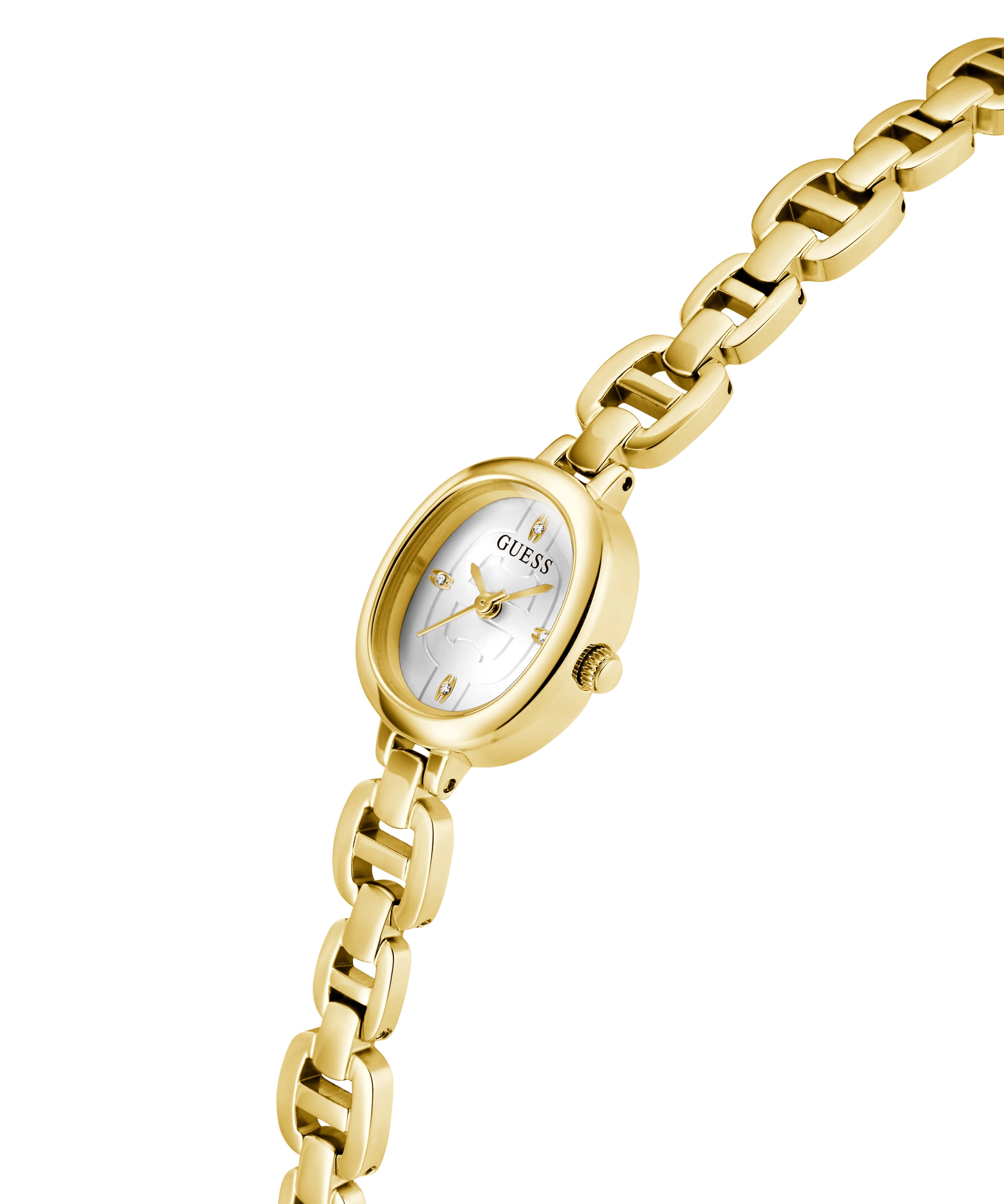 GUESS Ladies Gold Tone Analog Watch