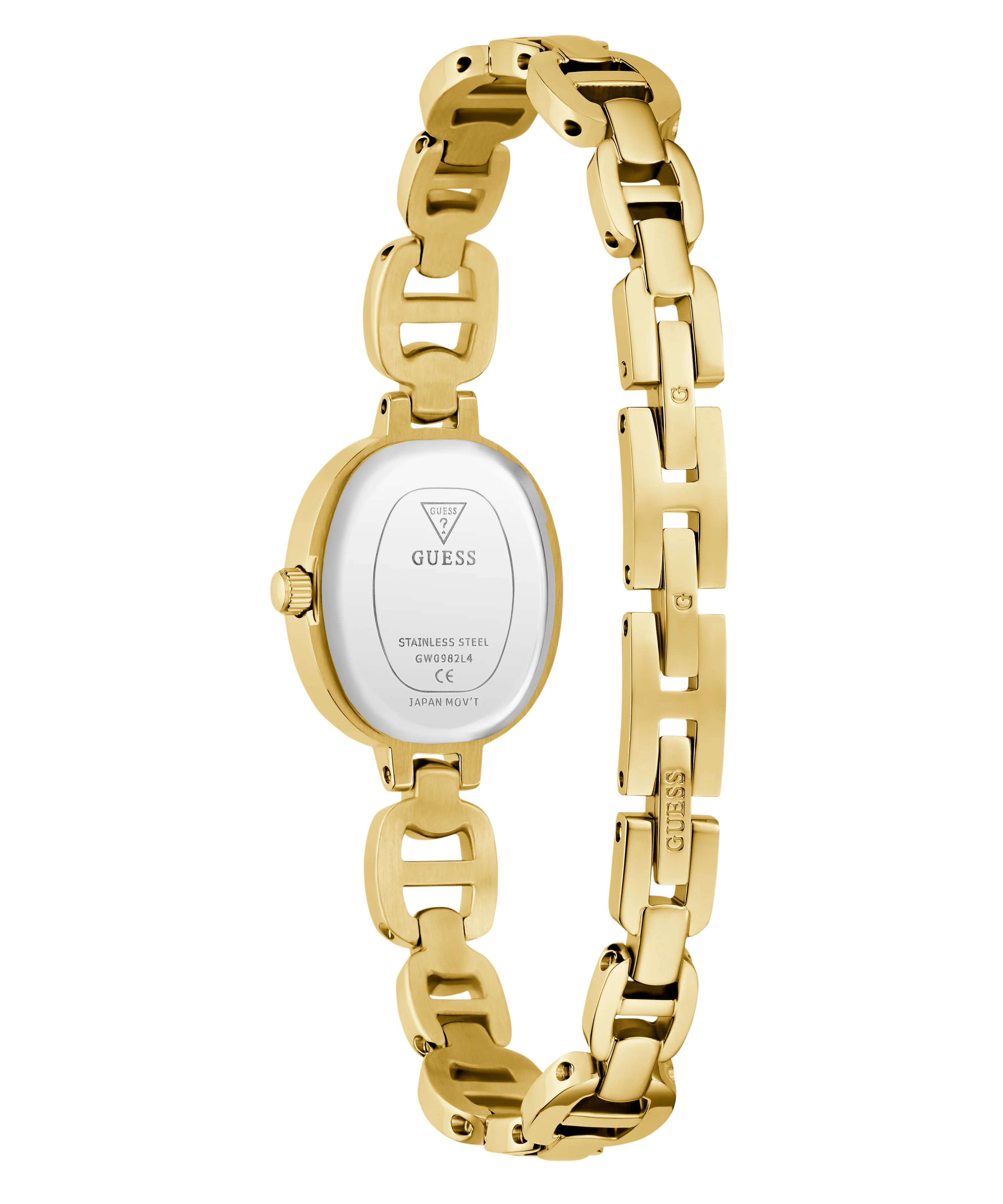 GUESS Ladies Gold Tone Analog Watch