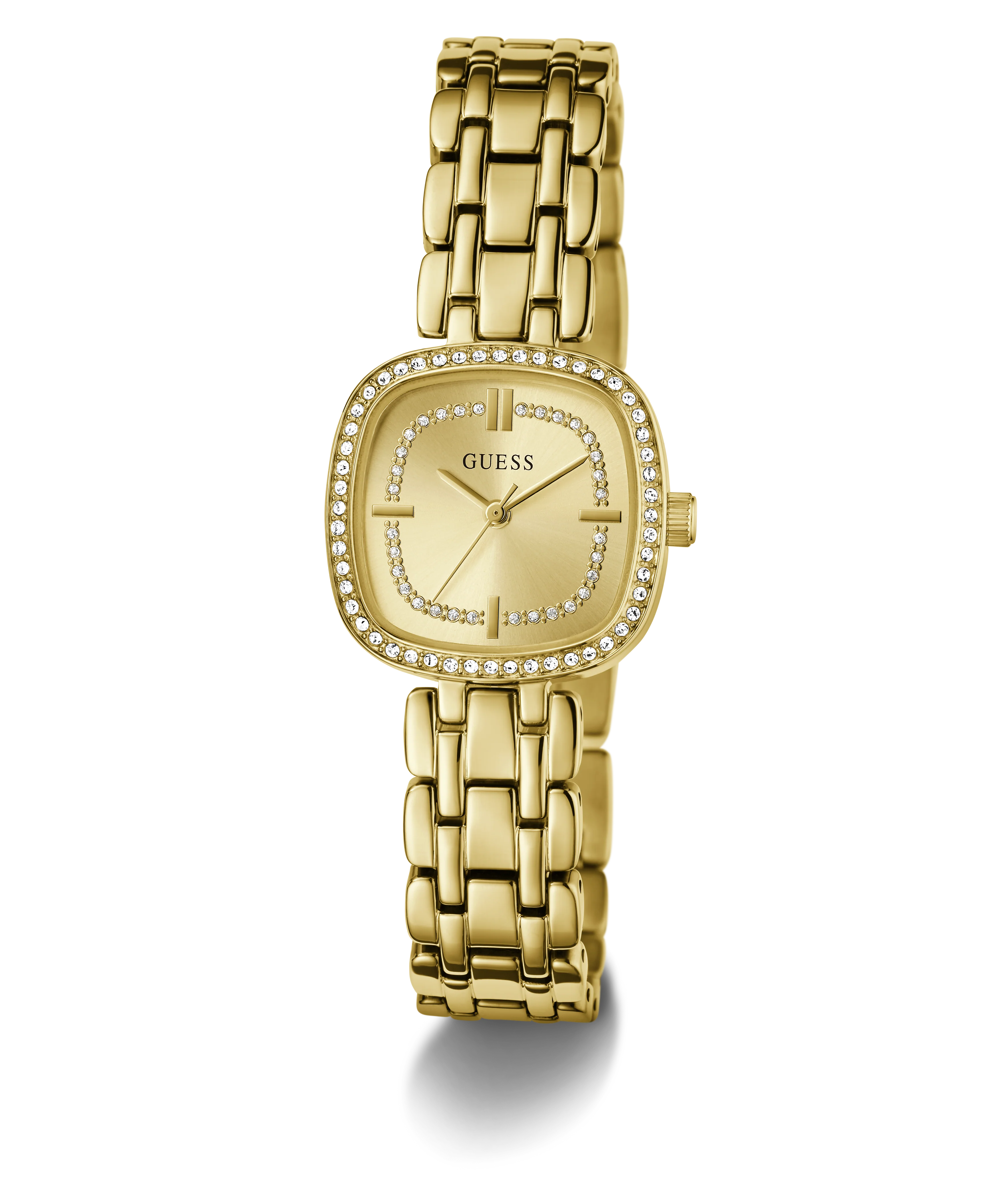 GUESS Ladies Hazel Gold Tone Analog Watch