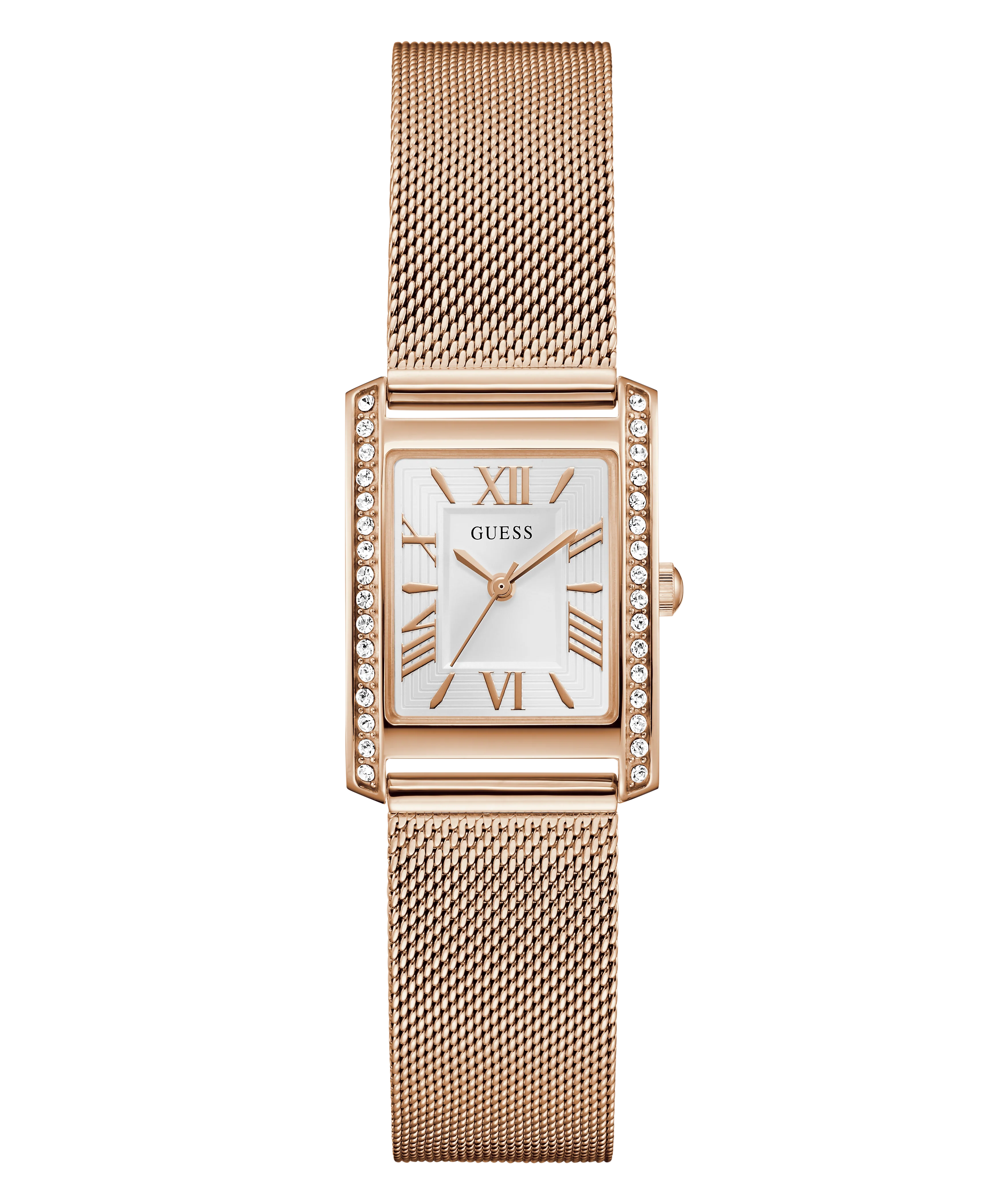 GUESS Ladies Rose Gold Tone Analog Watch