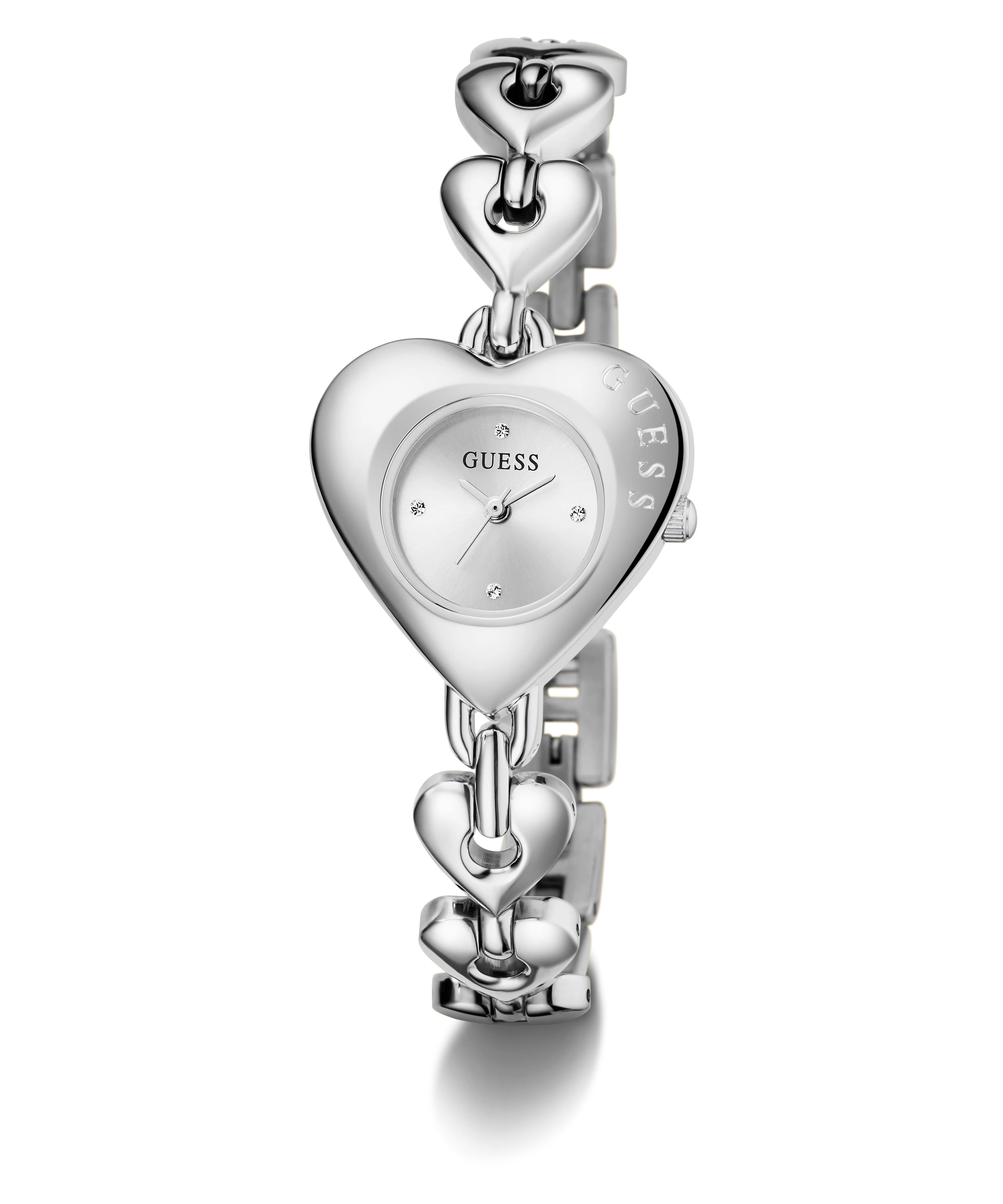 GUESS Ladies Valerie Silver Tone Analog Watch