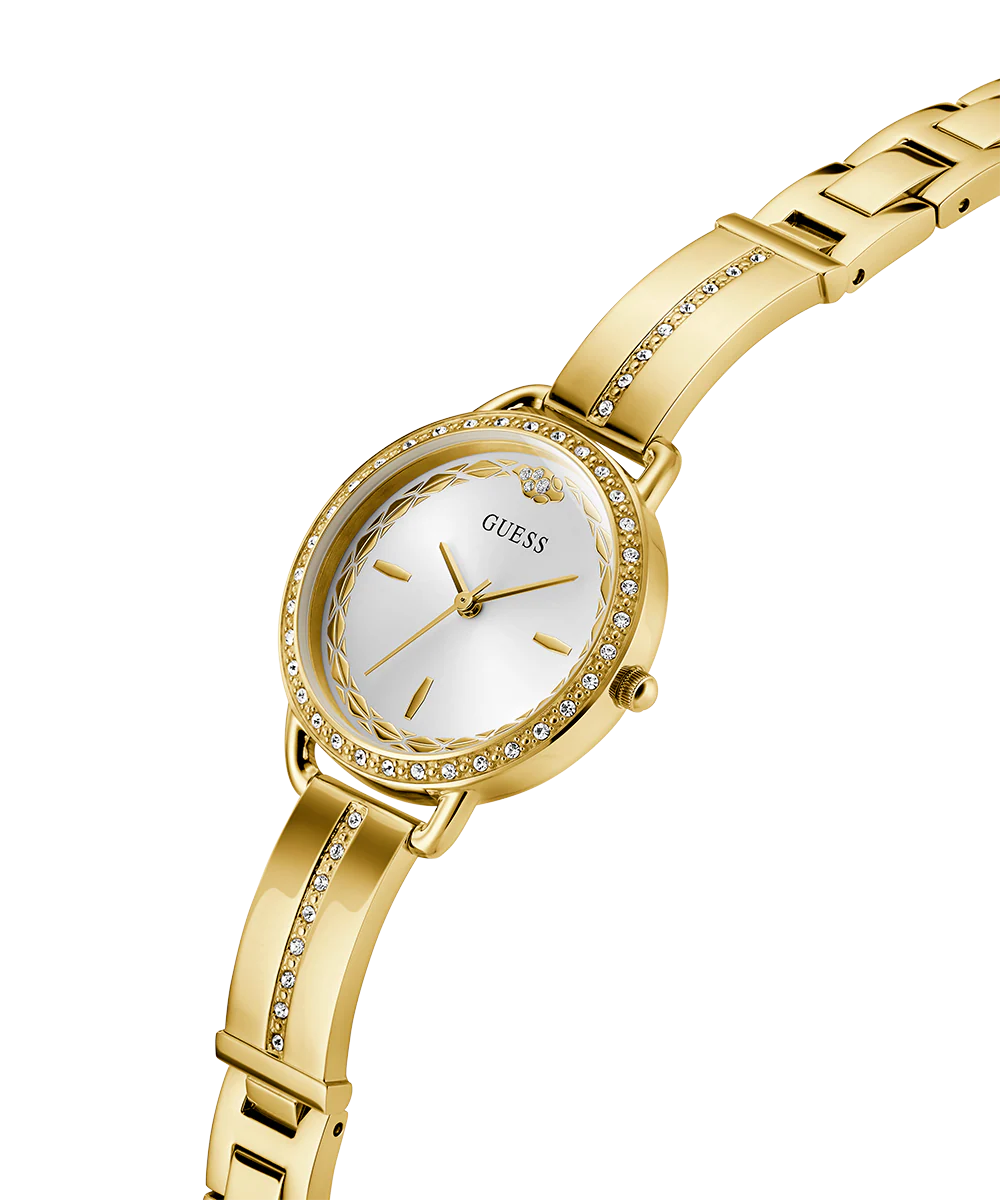GUESS Limited Edition Lunar New Year Ladies Gold Tone Analog Watch