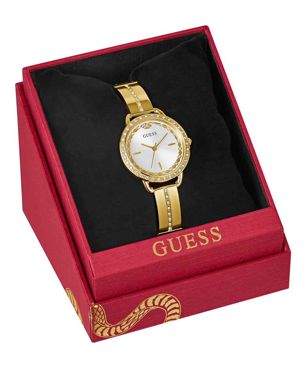 GUESS Limited Edition Lunar New Year Ladies Gold Tone Analog Watch
