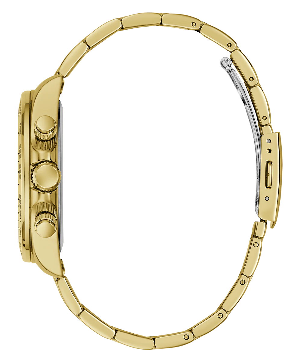 GUESS Mens Arthur Gold Tone Analog Watch