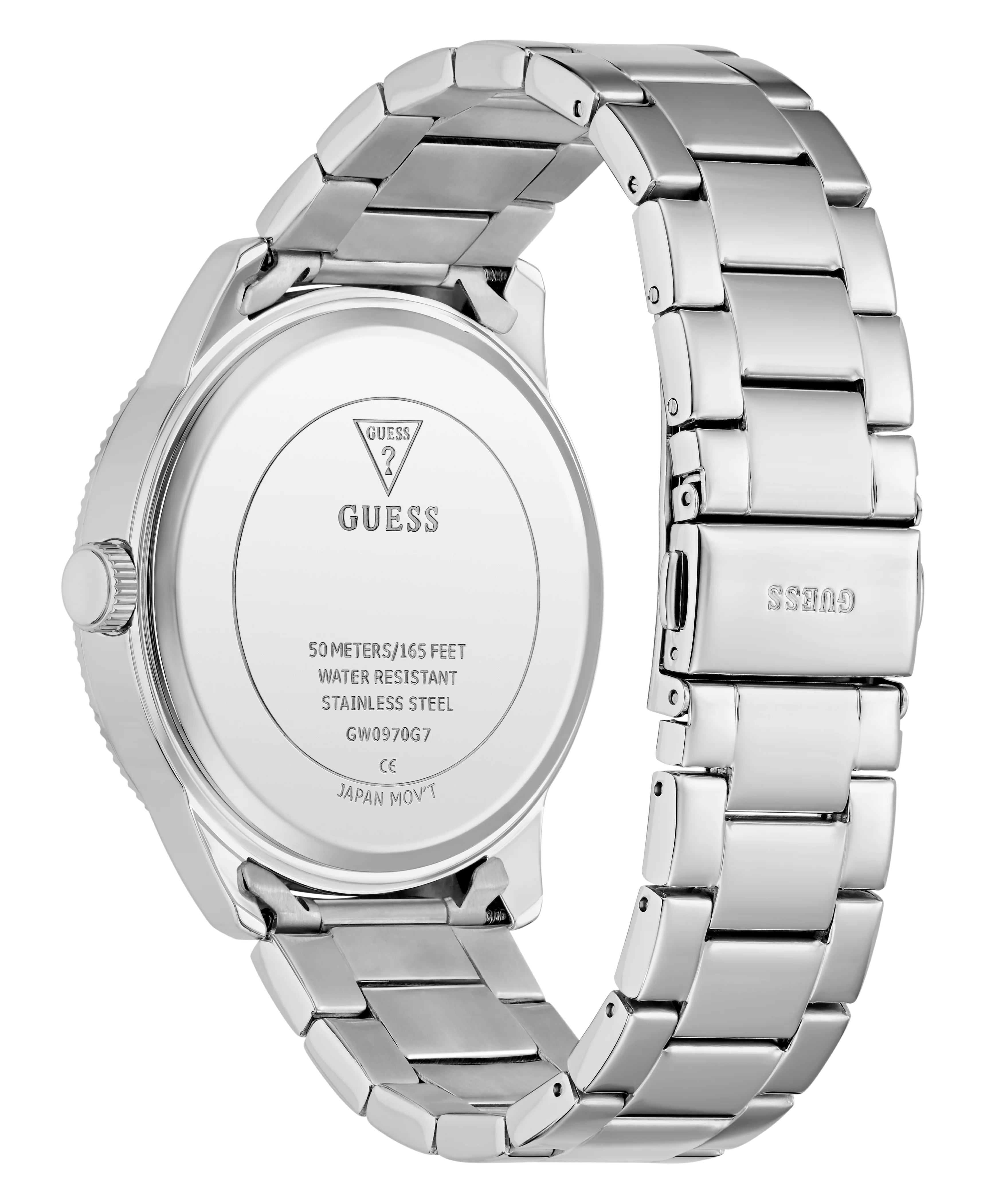 283-guess-mens-silver-tone-multi-function-watch-4.webp GUESS Mens Silver Tone Multi-function Watch