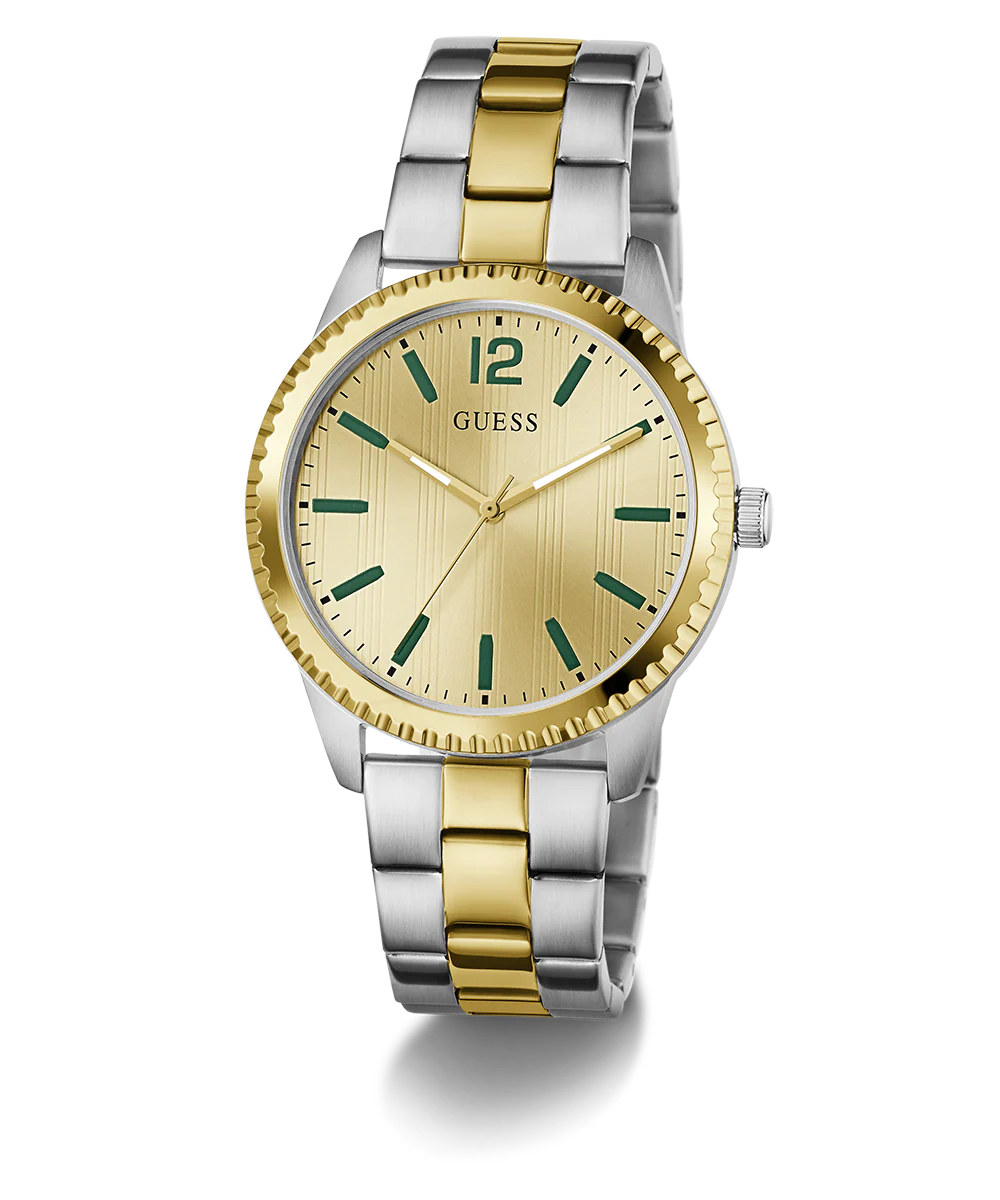 GUESS Mens 2-Tone Analog Watch