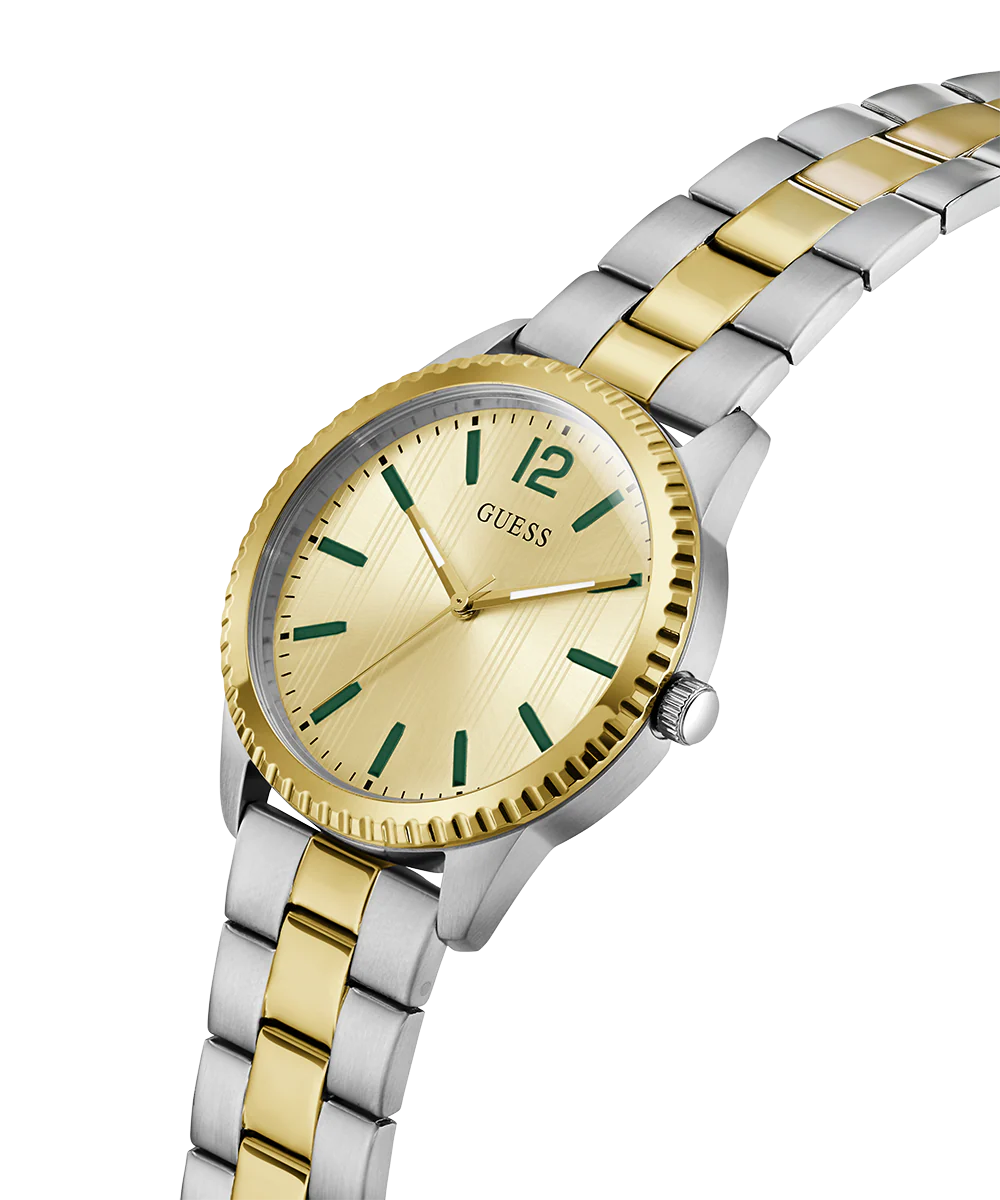 GUESS Mens 2-Tone Analog Watch
