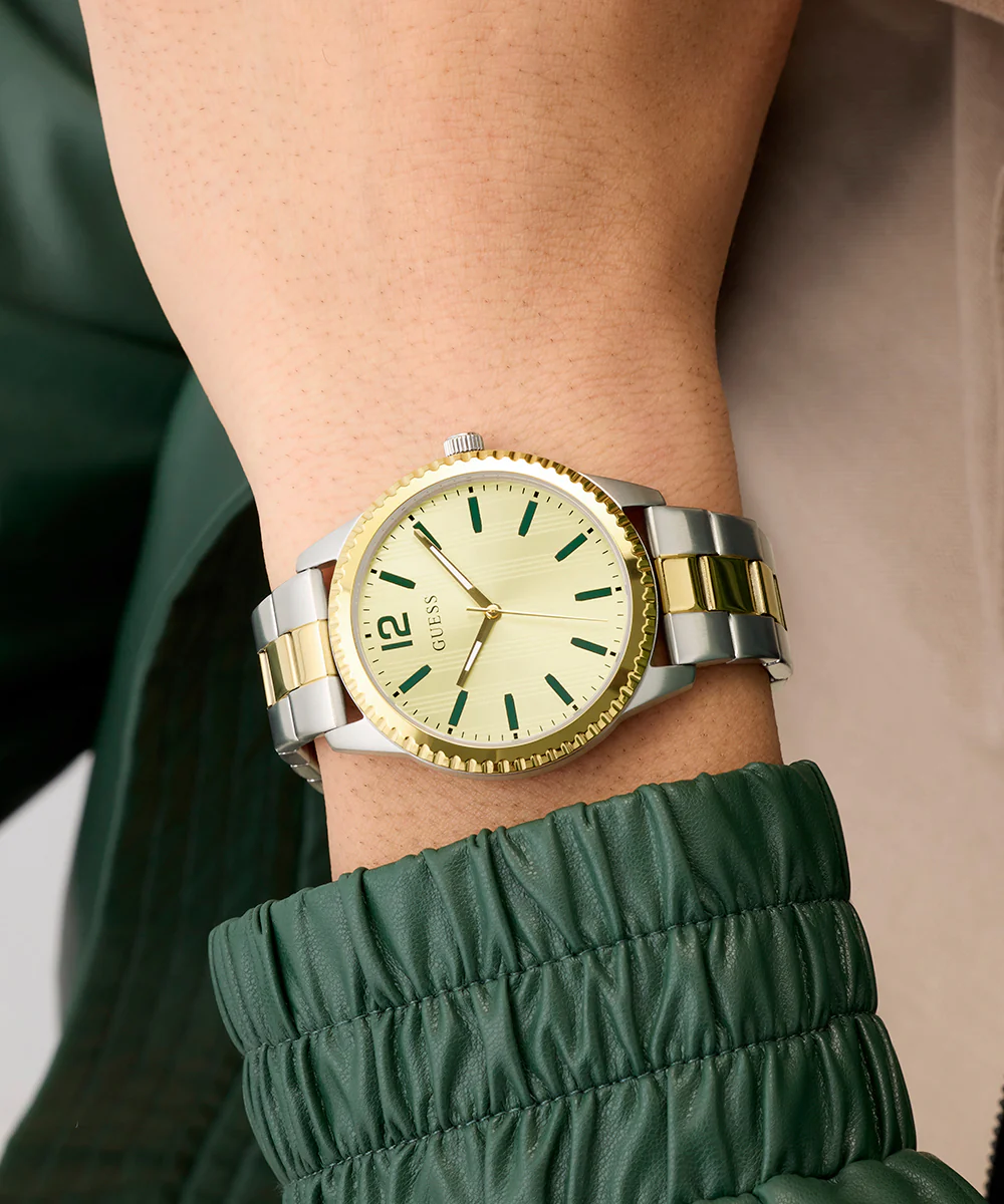 GUESS Mens 2-Tone Analog Watch