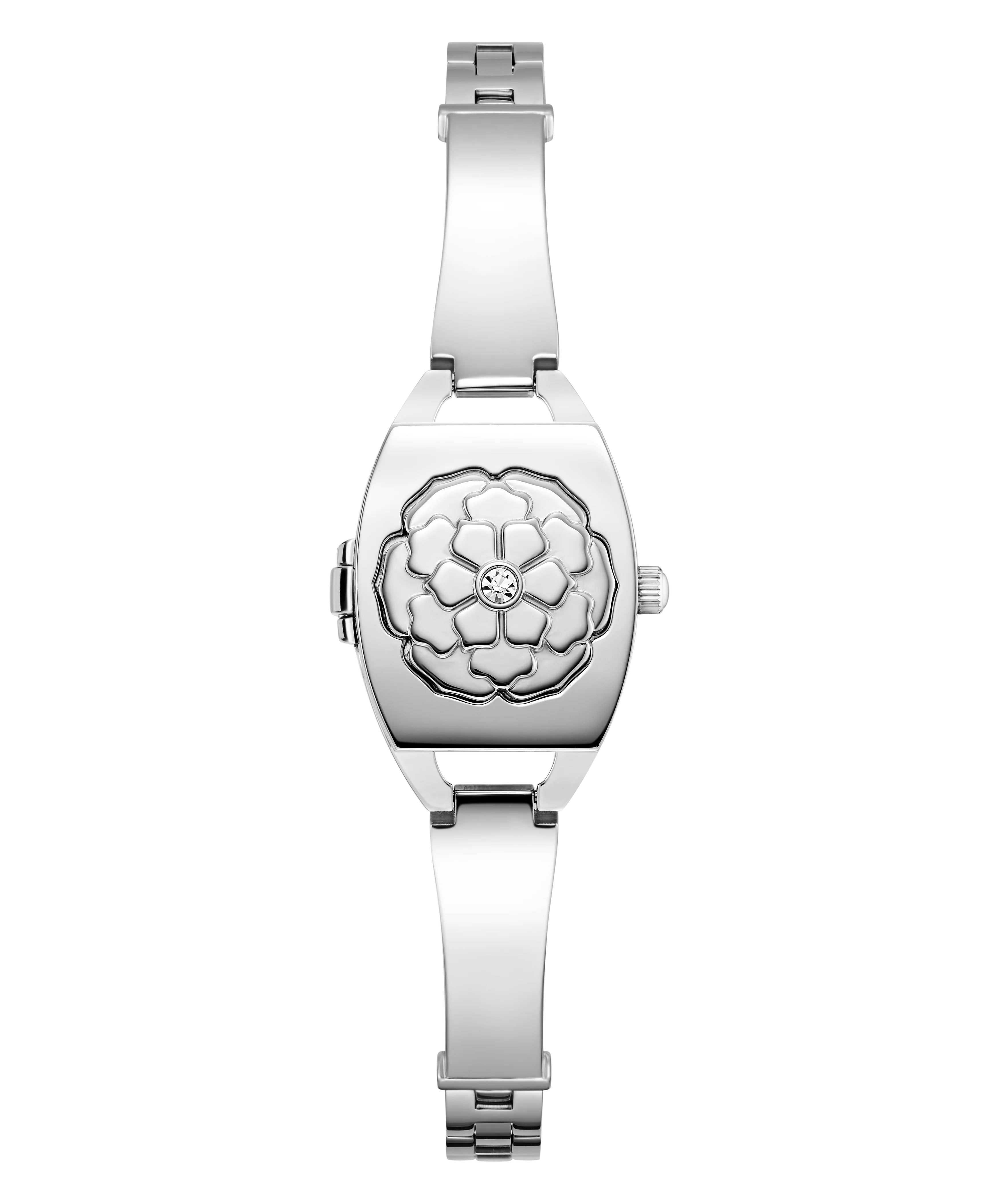 GUESS Ladies Silver Tone Analog Watch
