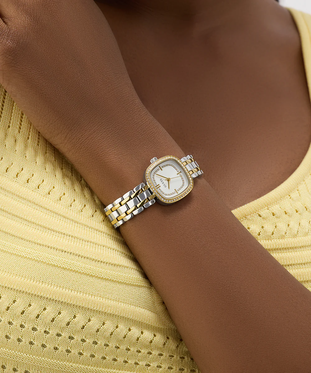 GUESS Ladies Hazel 2-Tone Analog Watch