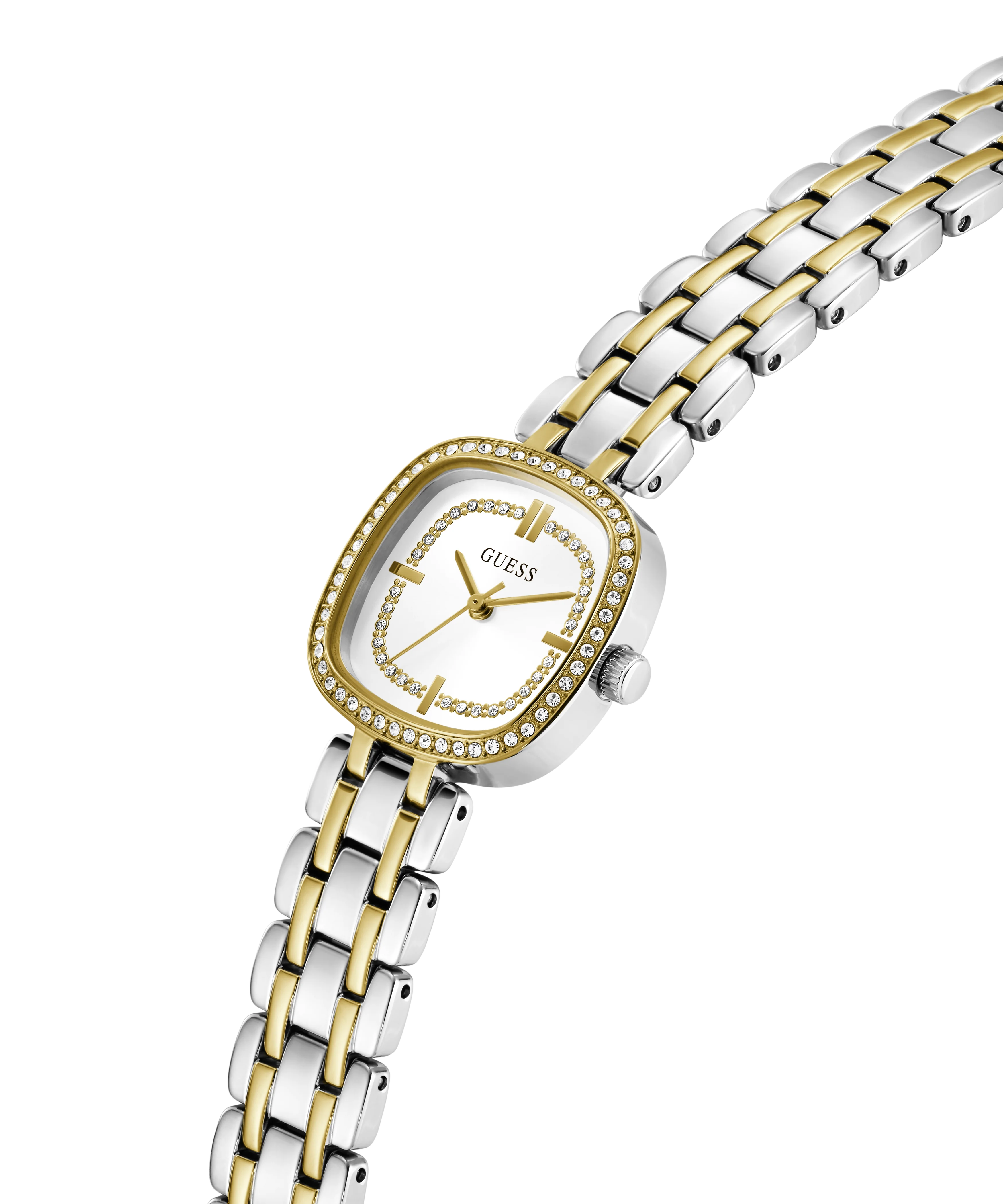 GUESS Ladies Hazel 2-Tone Analog Watch