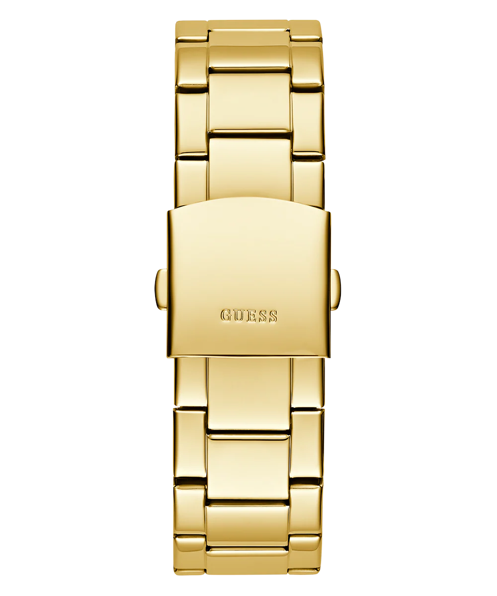 GUESS Mens Gold Tone Analog Watch